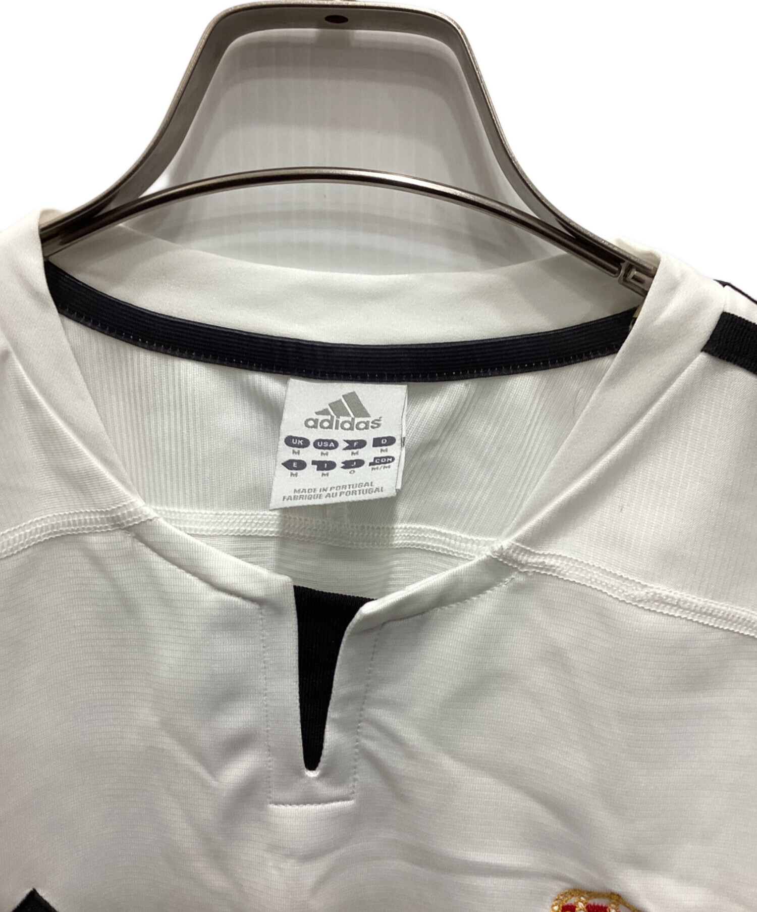 中古・古着通販】adidas (アディダス) サッカーユニフォーム ホワイト