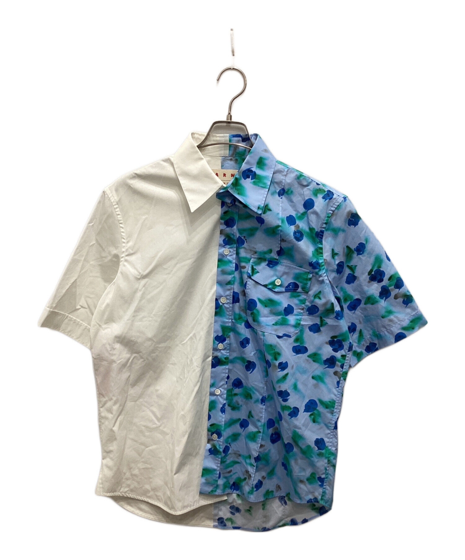 中古・古着通販】MARNI (マルニ) Half Poplin Striped Shirt/ハーフ