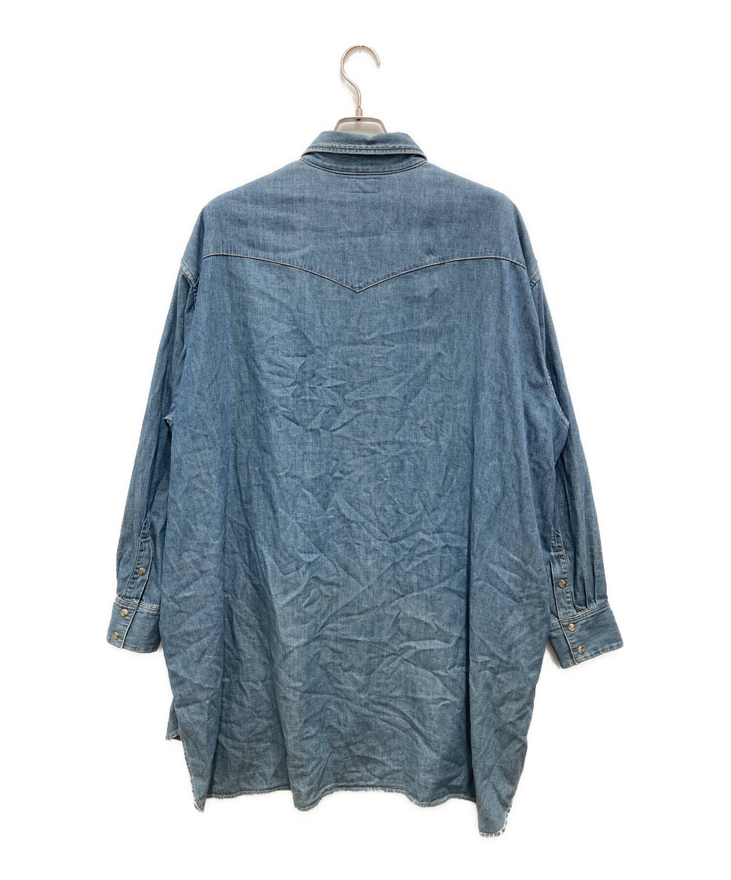 中古・古着通販】CELINE (セリーヌ) デニムウエスタンシャツ