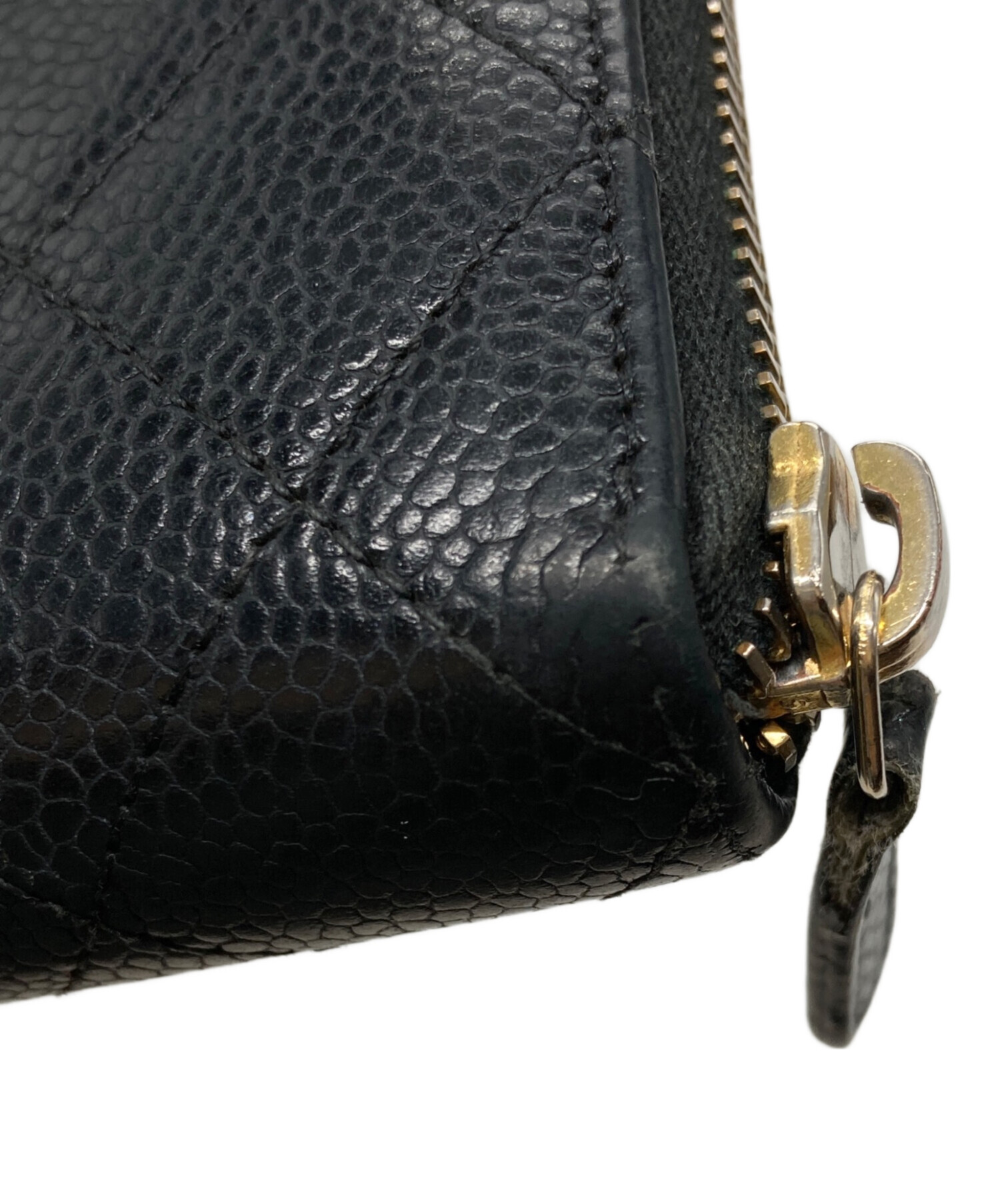 CHANEL シャネル ココマーク 長財布 ラウンド ジップ ジッピー 中古・古着通販】CHANEL (シャネル) ココマーク ラウンドジップ長財布