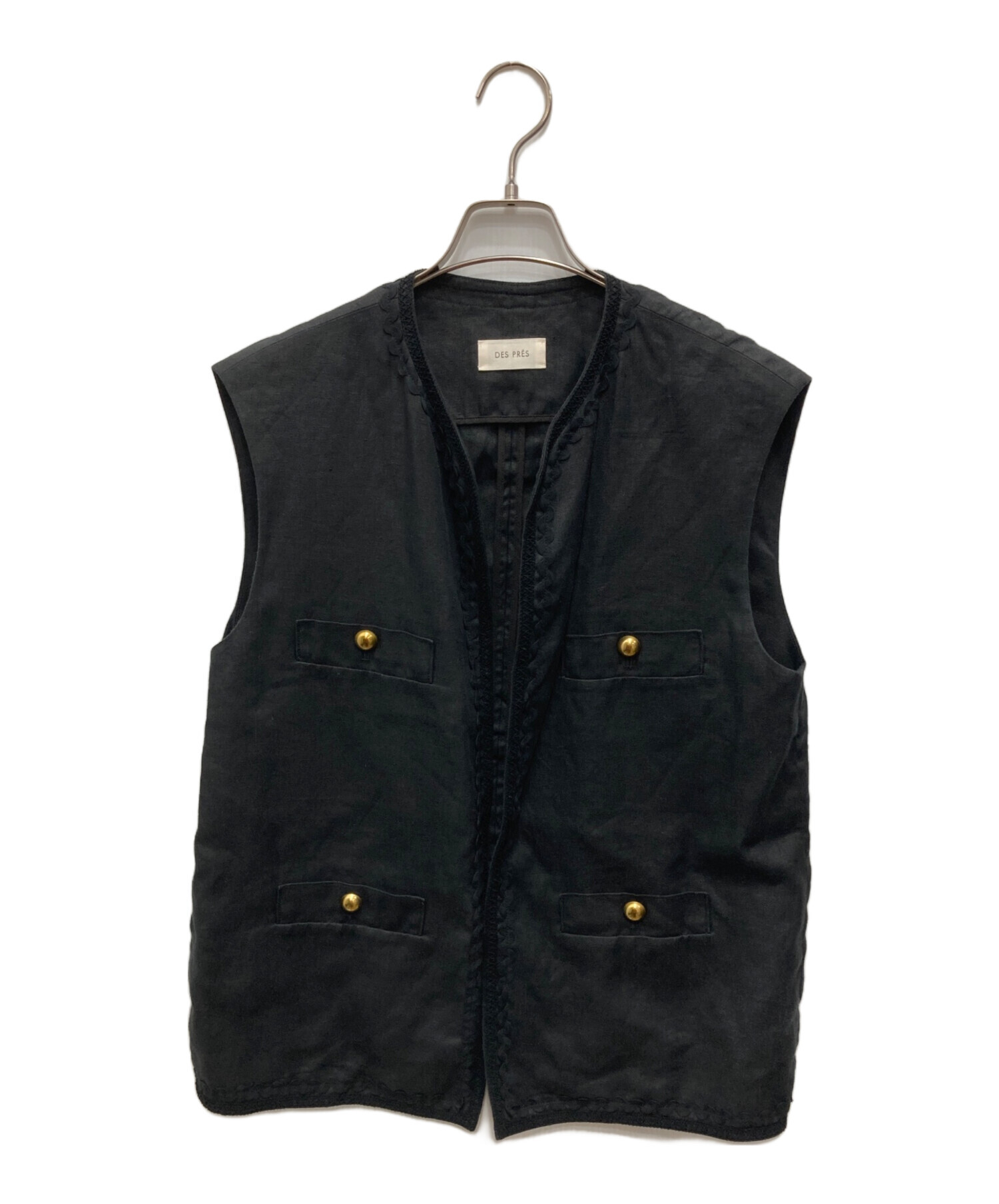 美品　despres ヘンプツイル 4ポケットジレ 中古・古着通販】DES PRES (デ プレ) ヘンプツイル 4ポケットジレ