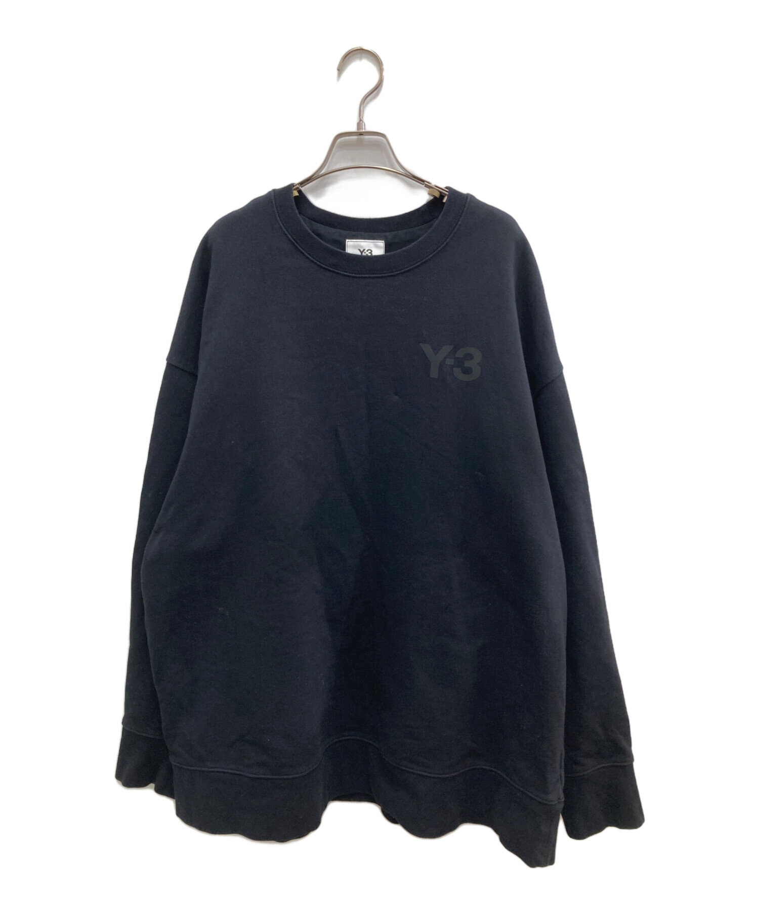 中古・古着通販】Y-3 (ワイスリー) ロゴクルーネックスウェット 