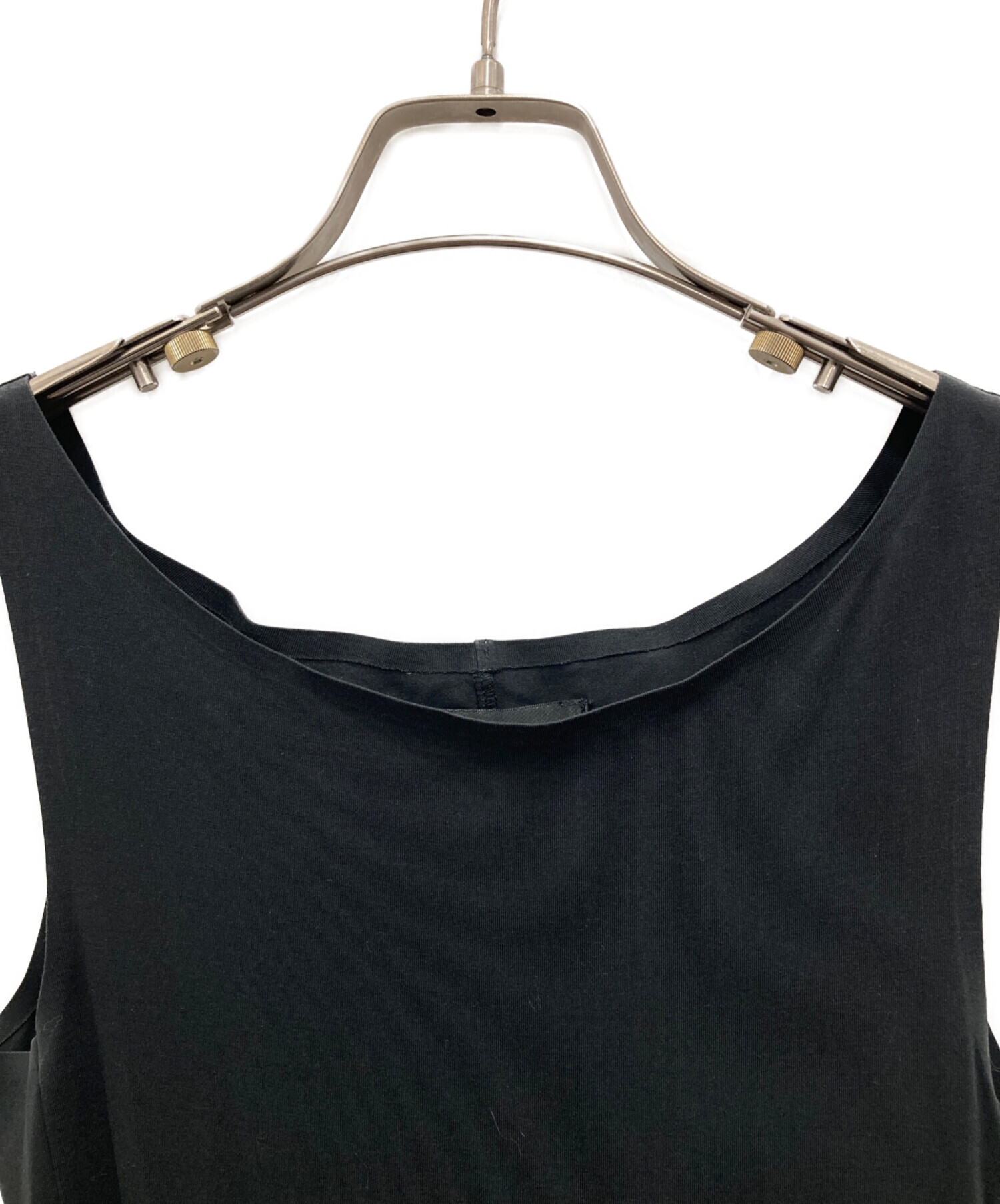 中古・古着通販】Y-3 (ワイスリー) ノースリーブワンピース ブラック