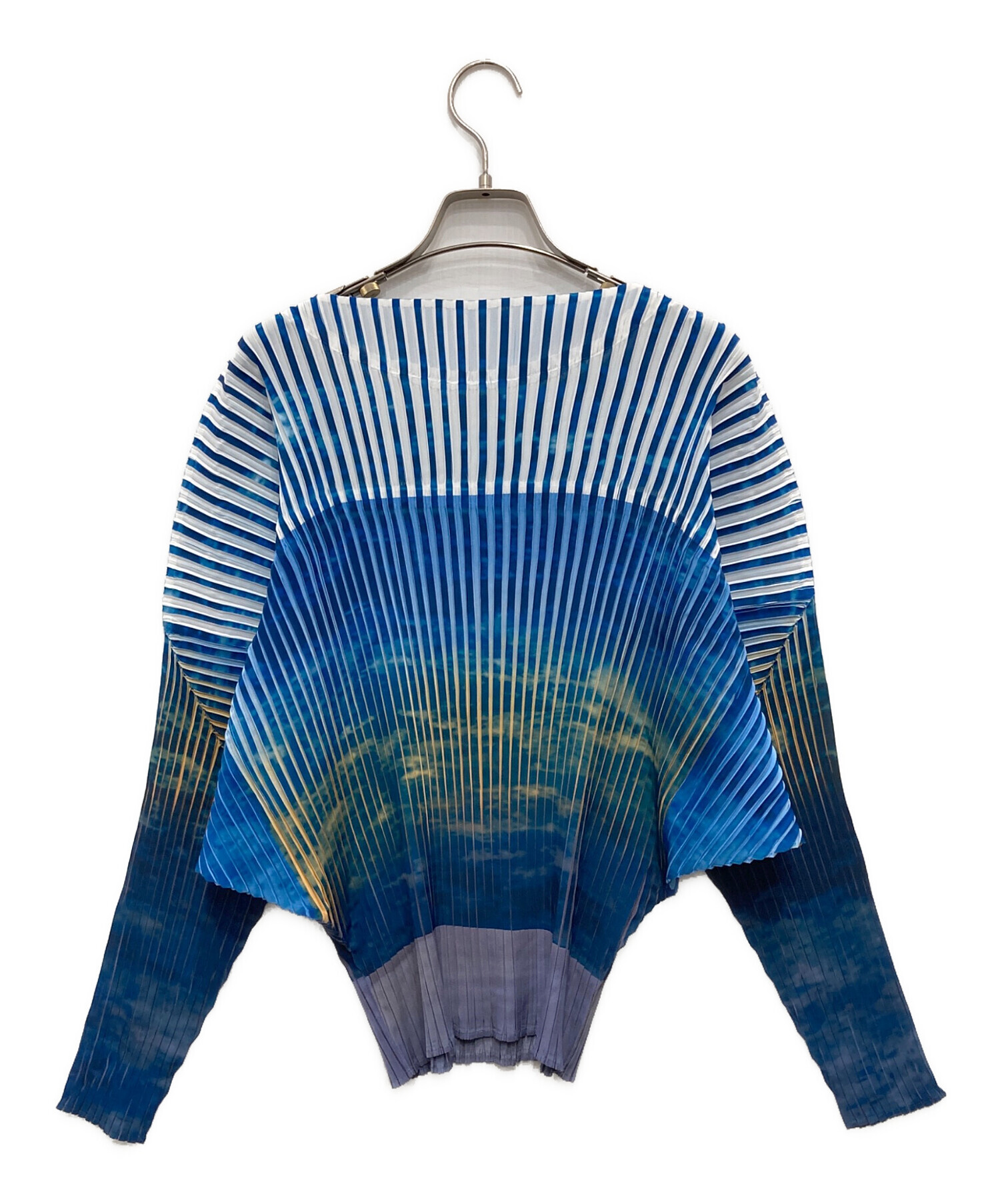 R93.1 イッセイミヤケ プリーツ 総柄 カットソー 中古・古着通販】ISSEY MIYAKE (イッセイミヤケ) 総柄プリーツ