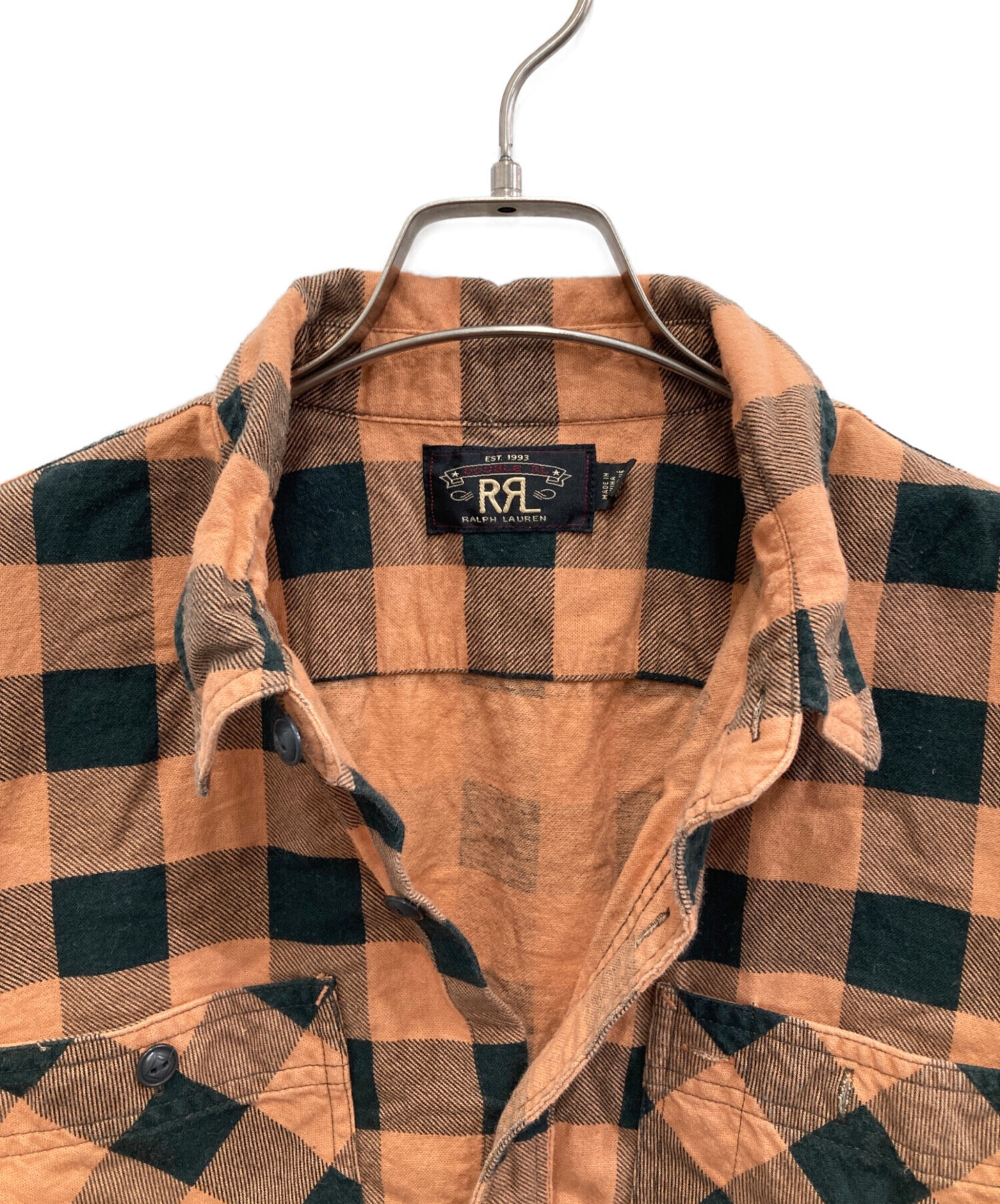 中古・古着通販】RRL (ダブルアールエル) バッファローチェックシャツ