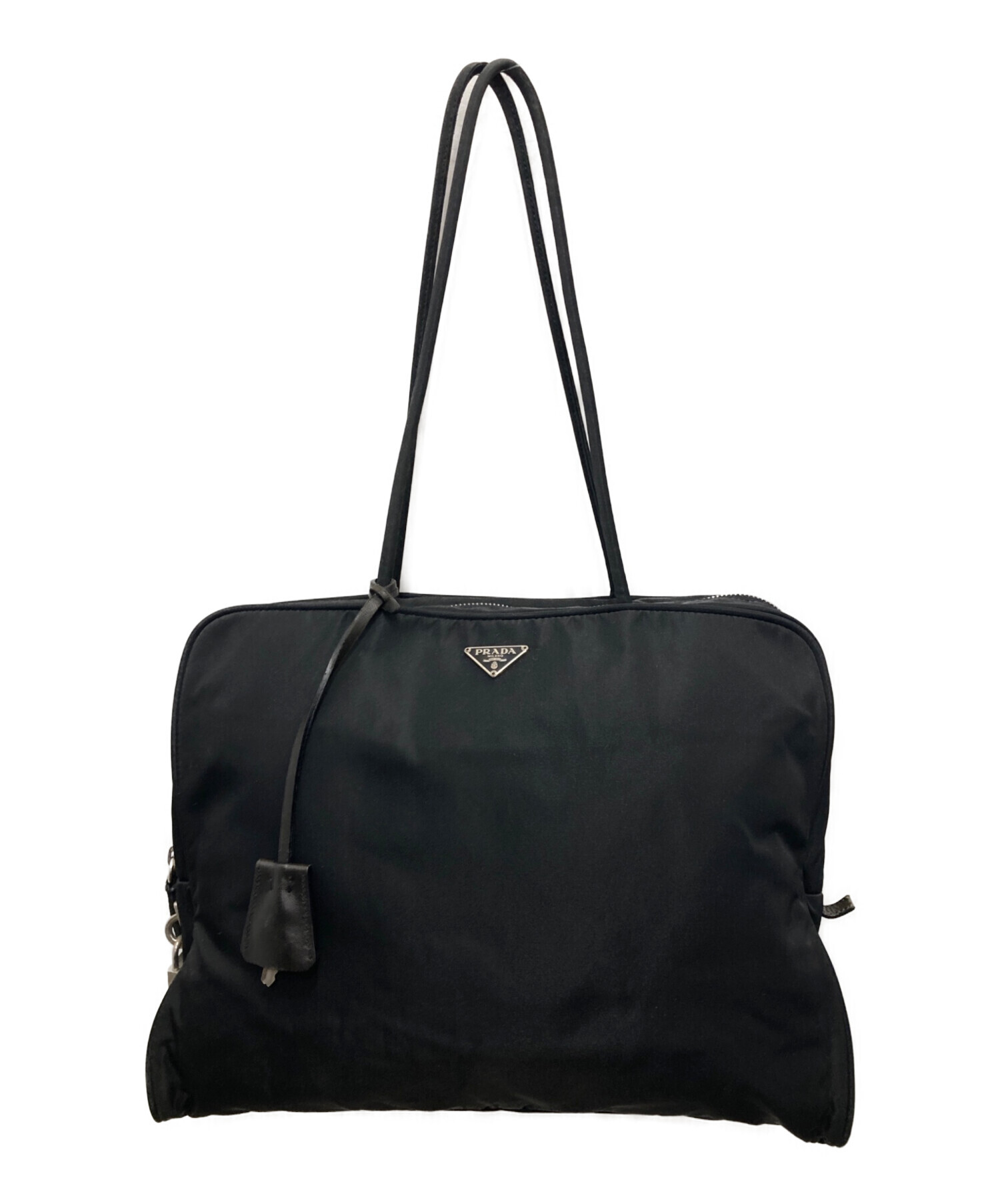 中古・古着通販】PRADA (プラダ) ナイロントートバッグ ブラック