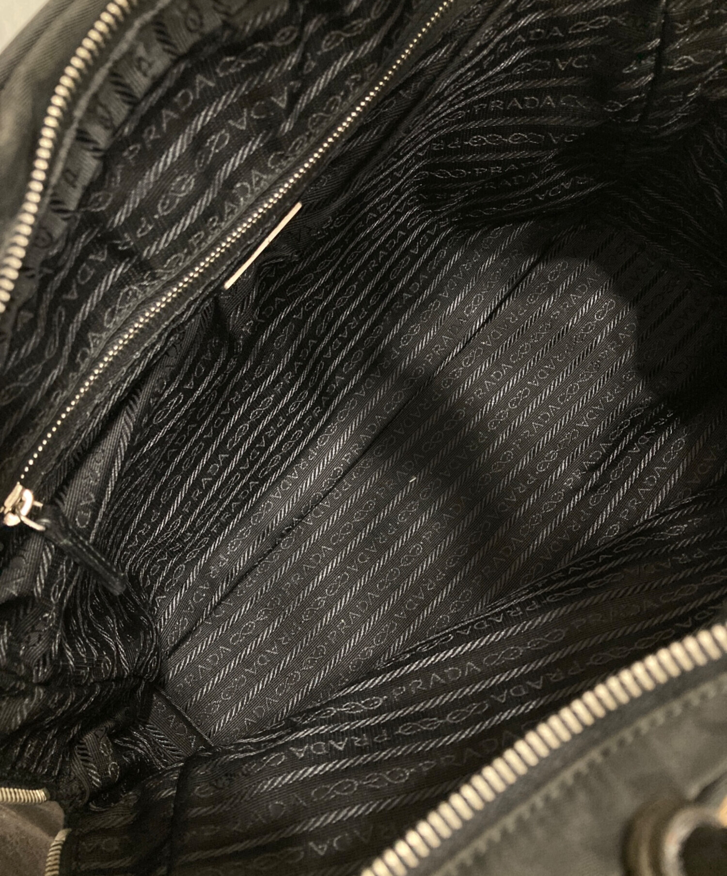 中古・古着通販】PRADA (プラダ) ナイロントートバッグ ブラック