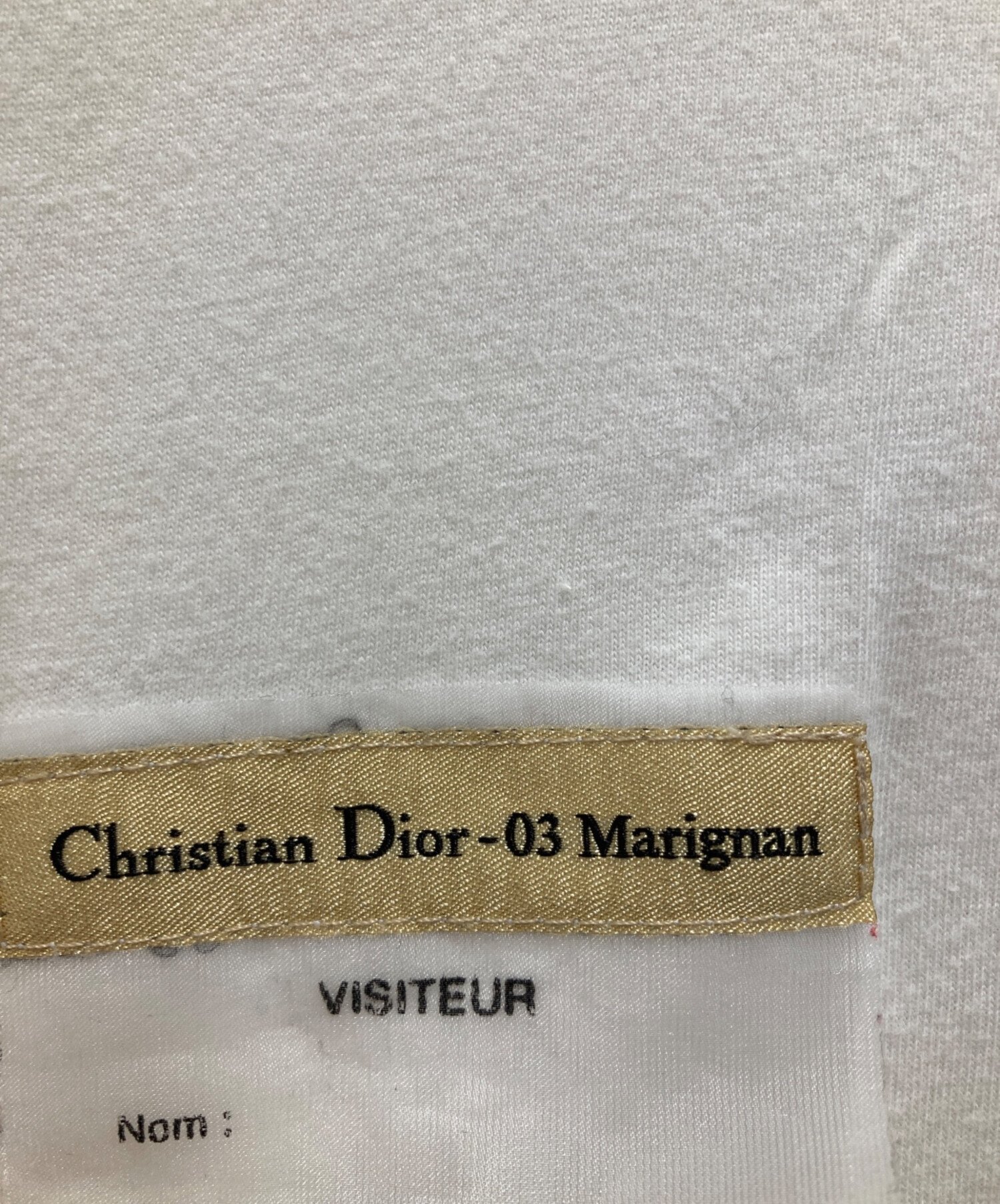 中古・古着通販】Dior Homme (ディオール オム) ビジターパッチTシャツ 