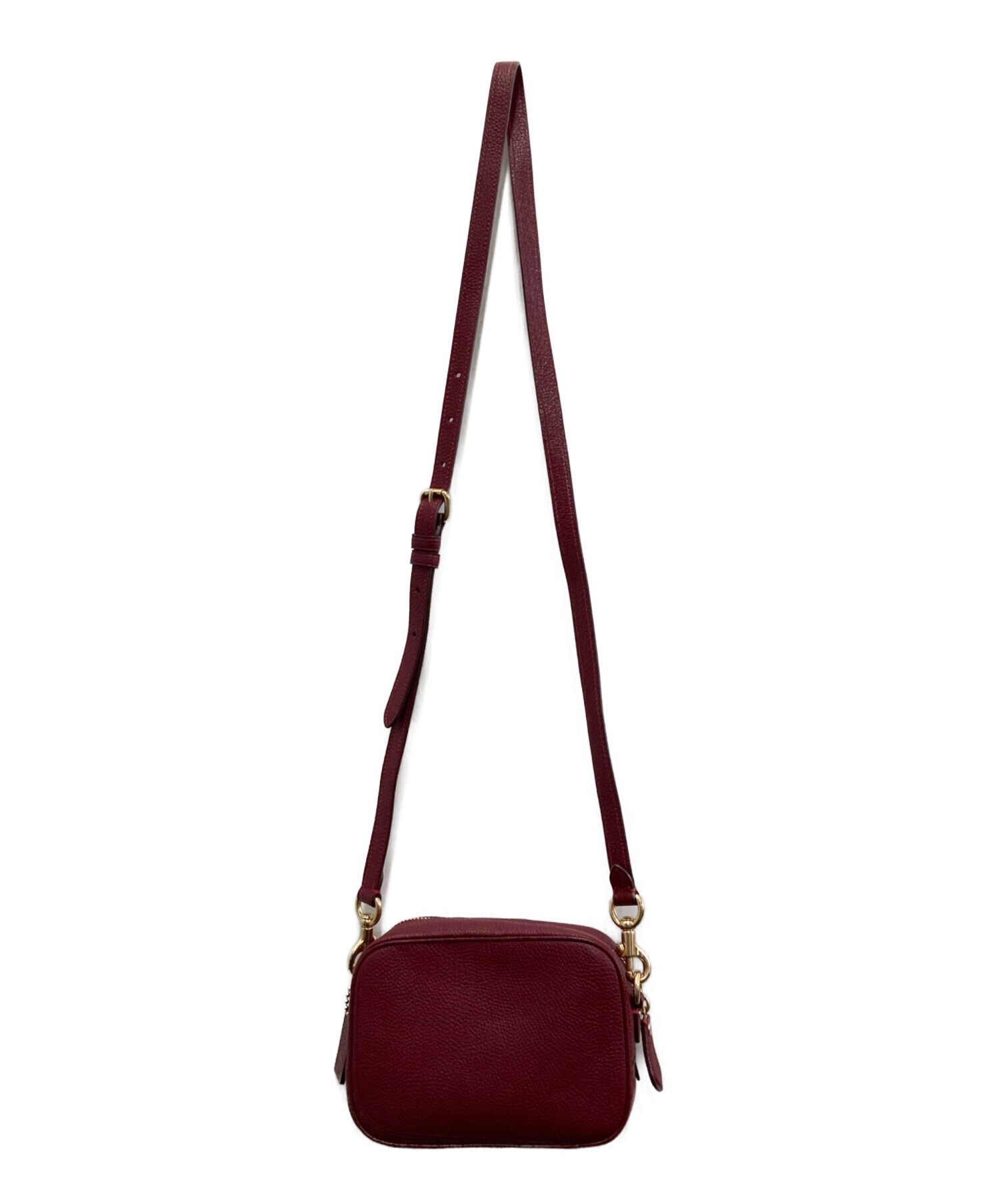 中古・古着通販】COACH (コーチ) ショルダーバッグ ボルドー｜ブランド