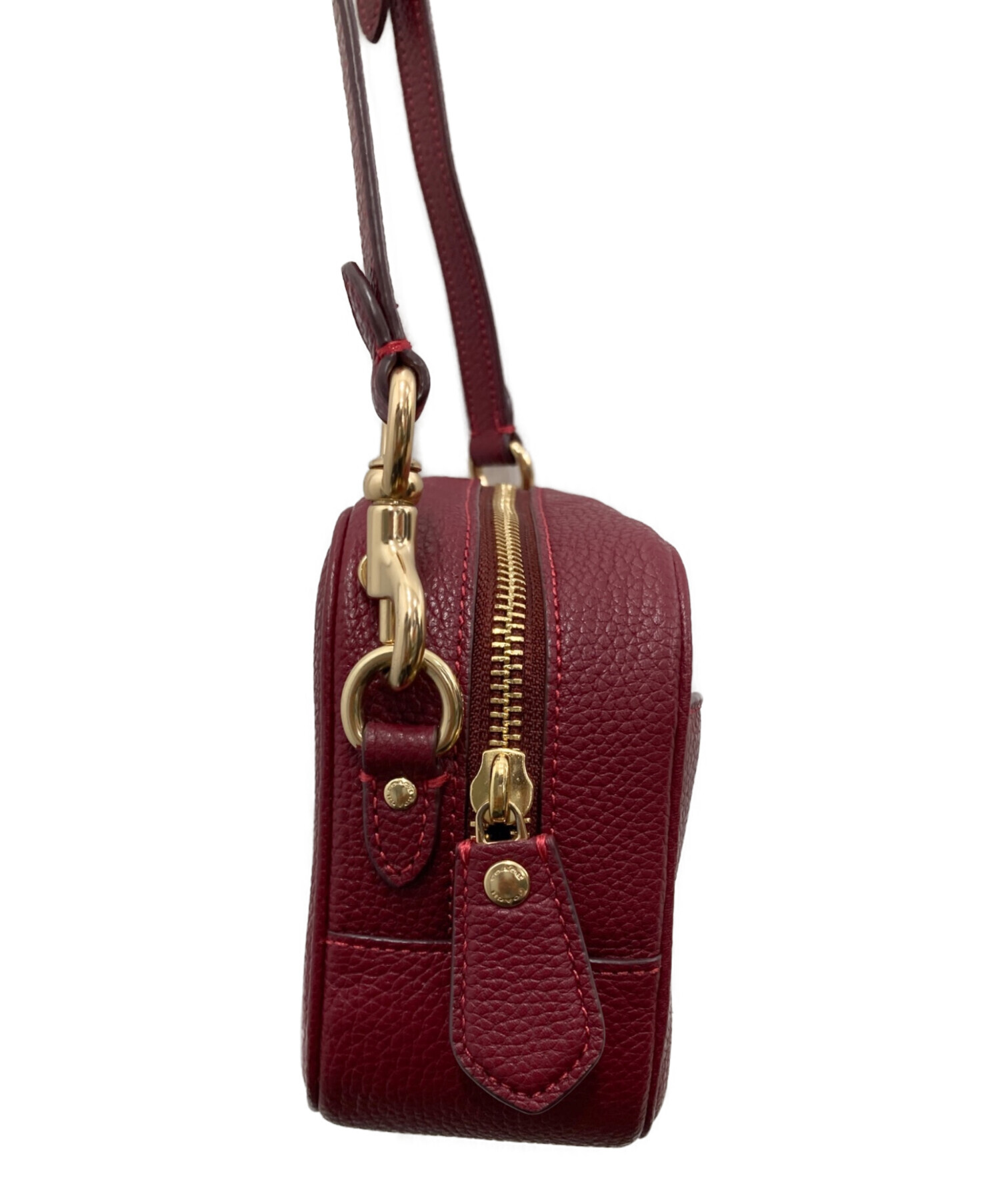 中古・古着通販】COACH (コーチ) ショルダーバッグ ボルドー｜ブランド