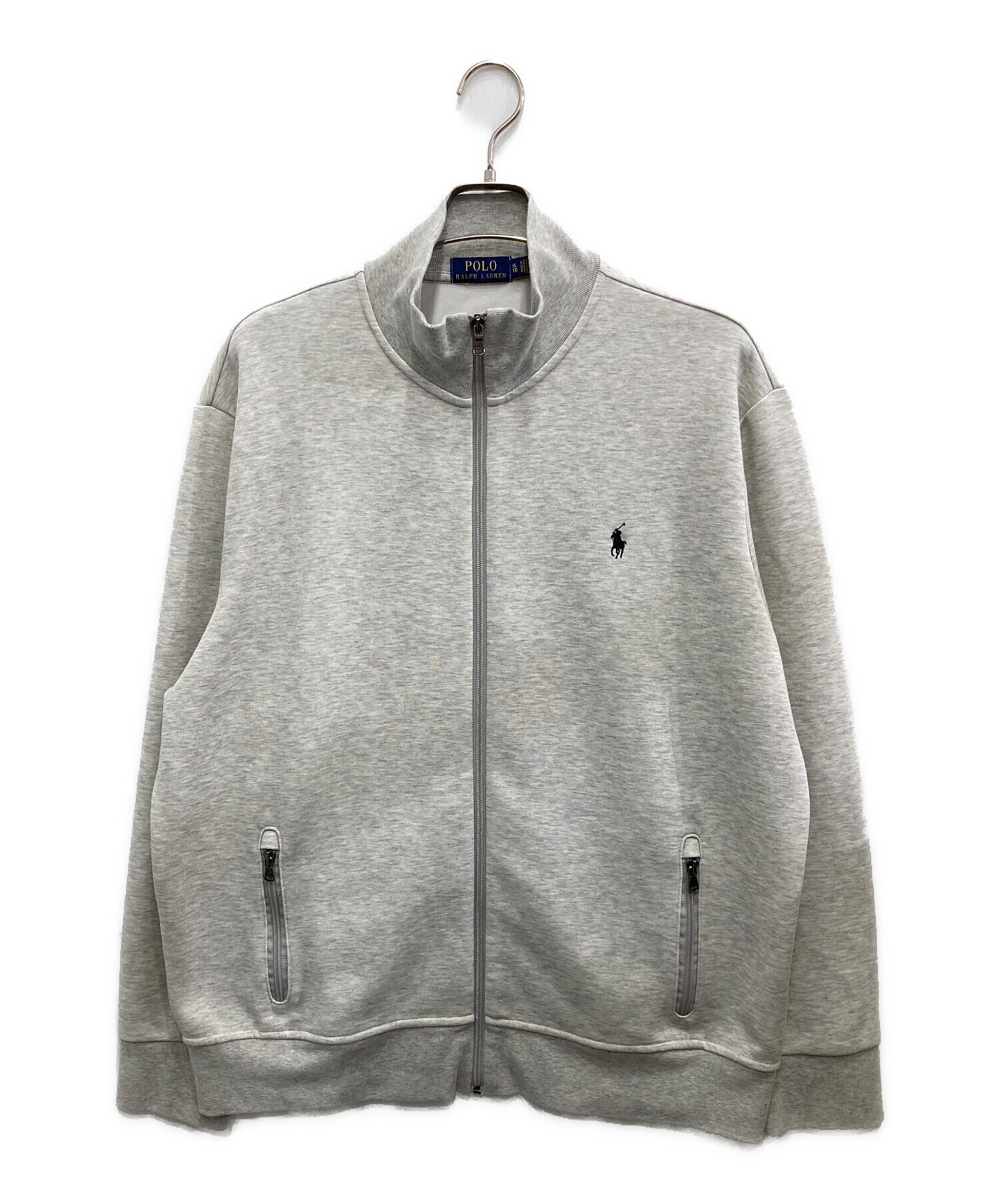 POLO RALPH LAUREN グレー ジャケット Lサイズ 中古・古着通販】POLO RALPH LAUREN (ポロ・ラルフローレン) ジップ