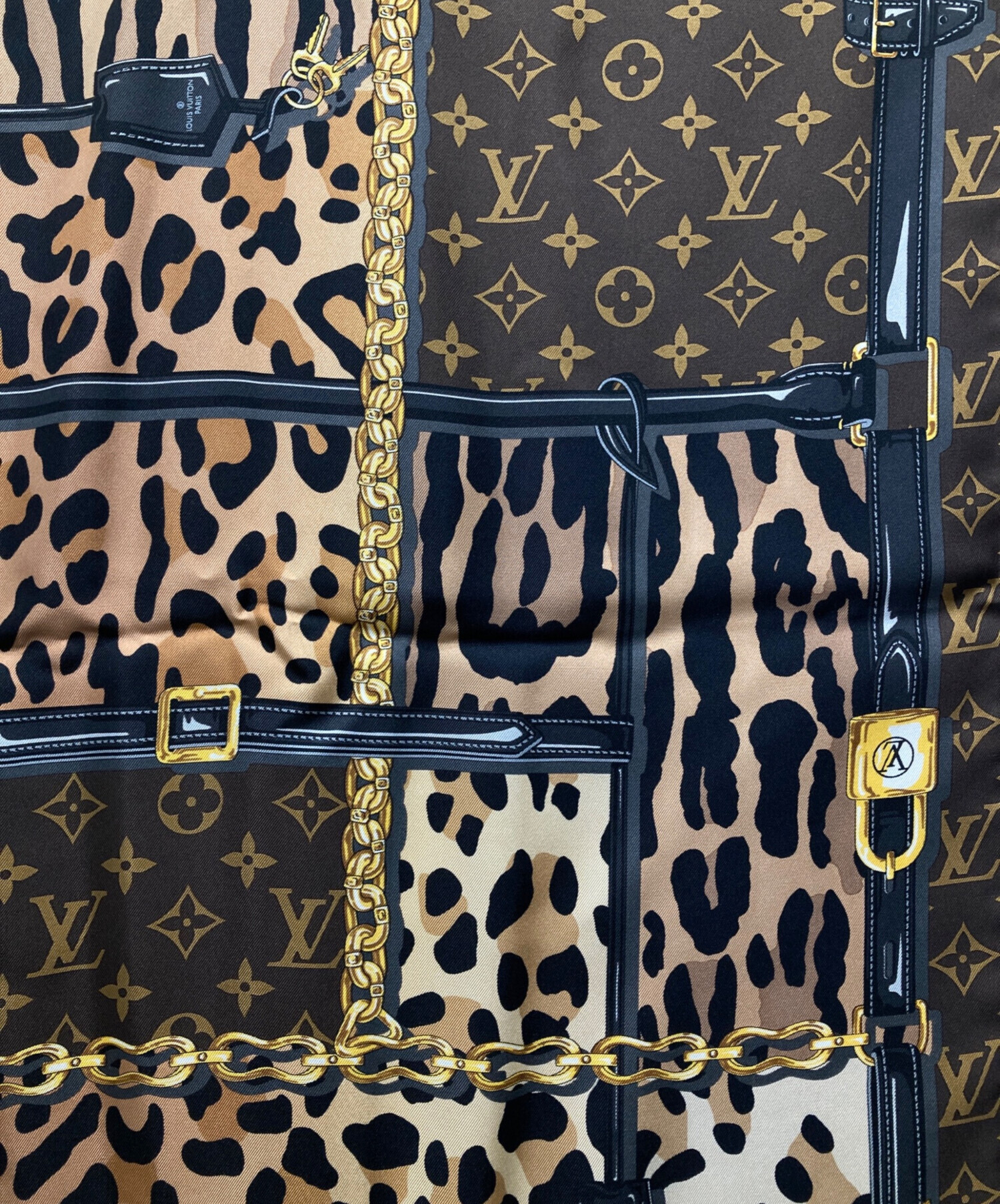 中古・古着通販】LOUIS VUITTON (ルイ ヴィトン) シルクスカーフ