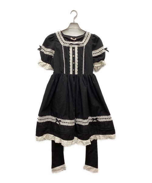 中古・古着通販】Chalmiere (シャルミエール) はしごレースワンピース