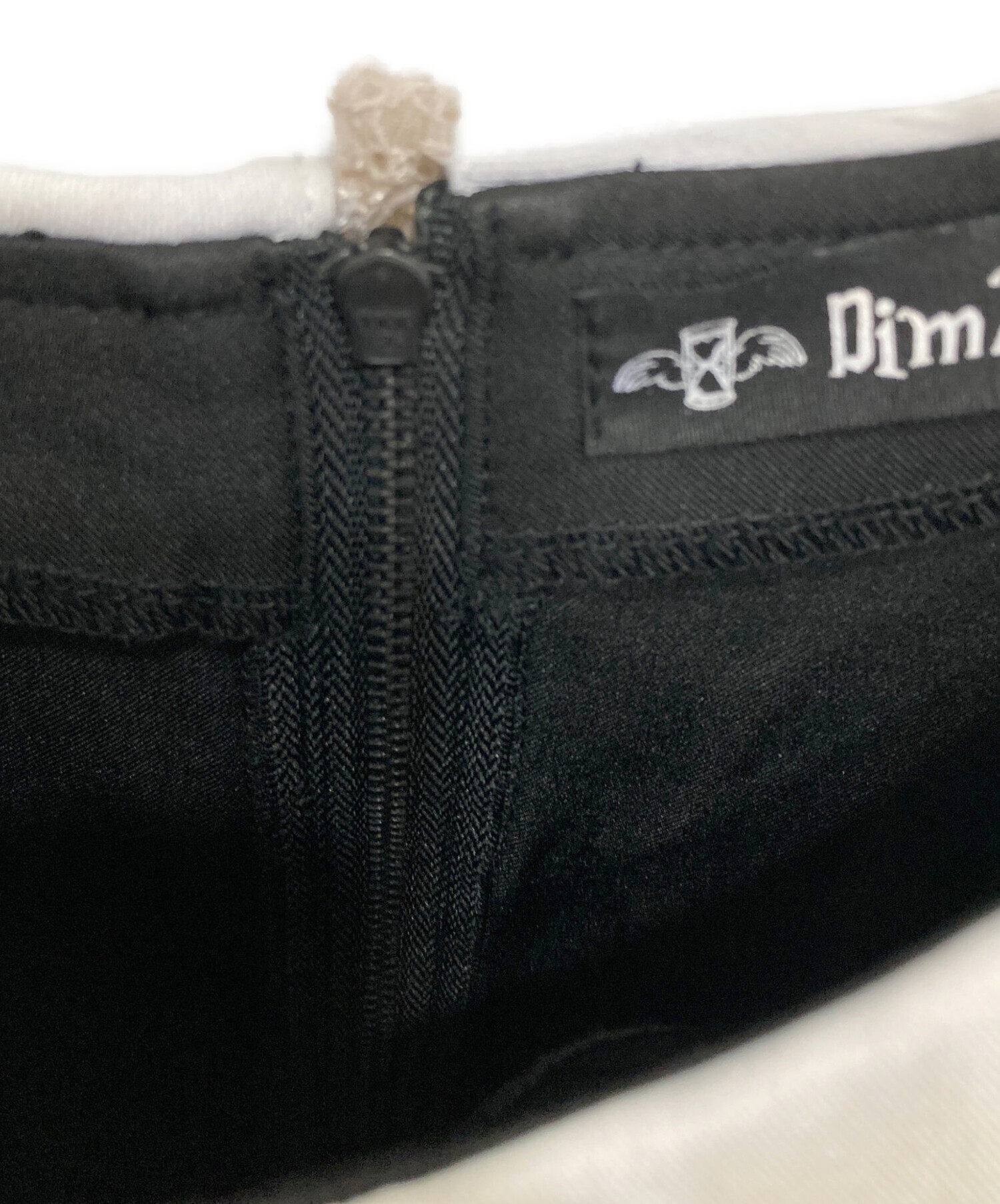 中古・古着通販】dim moire (ディムモアール) 儚骸アシメワンピース