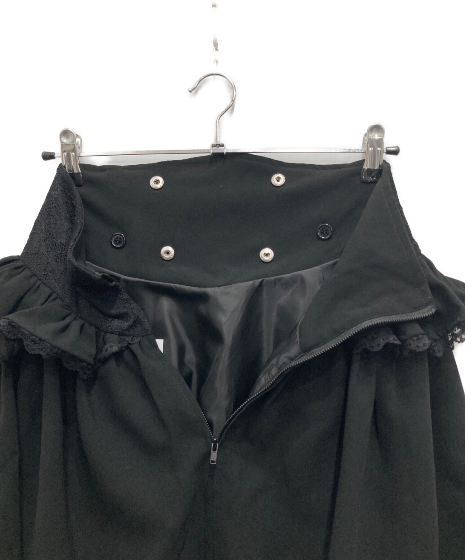 DimMoire 夢纏うサスペンダースカート【Black】 中古・古着通販】Dim Moire (ディムモアール) 夢纏うサスペンダー