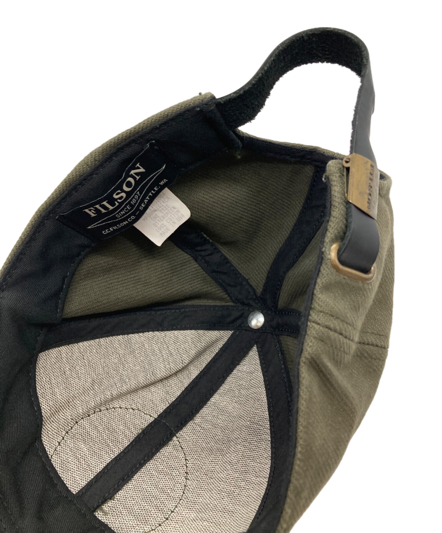 中古・古着通販】FILSON (フィルソン) キャップ オリーブ サイズ:ONE