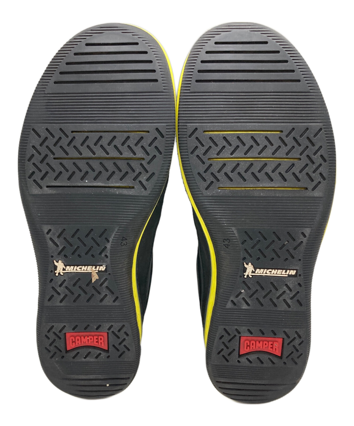 中古・古着通販】CAMPER (カンペール) レザースニーカー ブラック