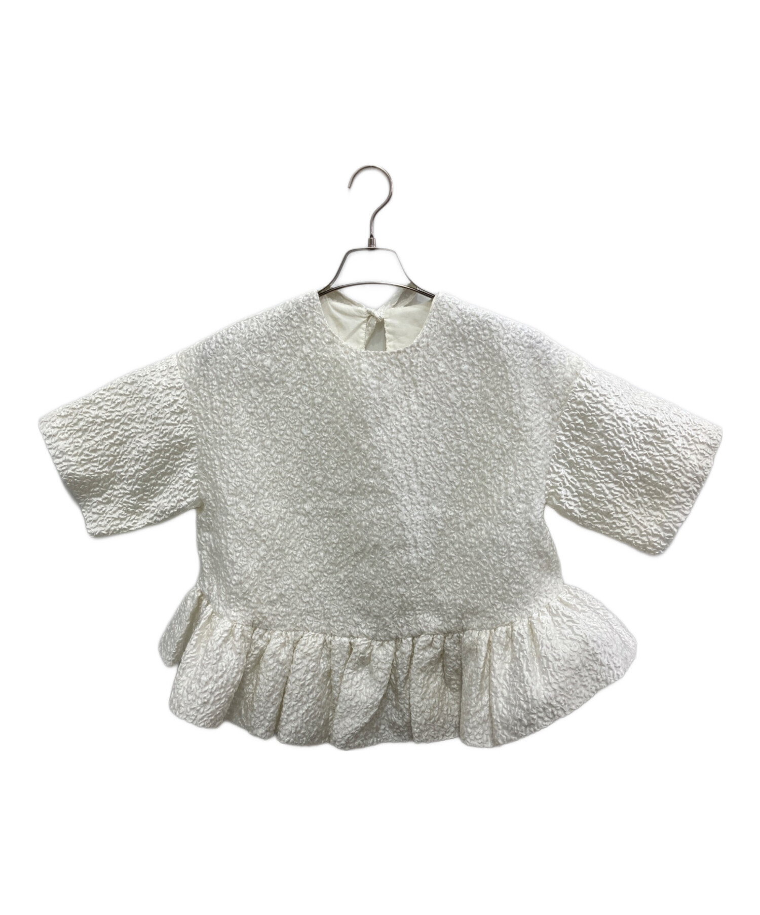 中古・古着通販】Gypsohila (ジプソフィア) Flower Gloss Tee ホワイト