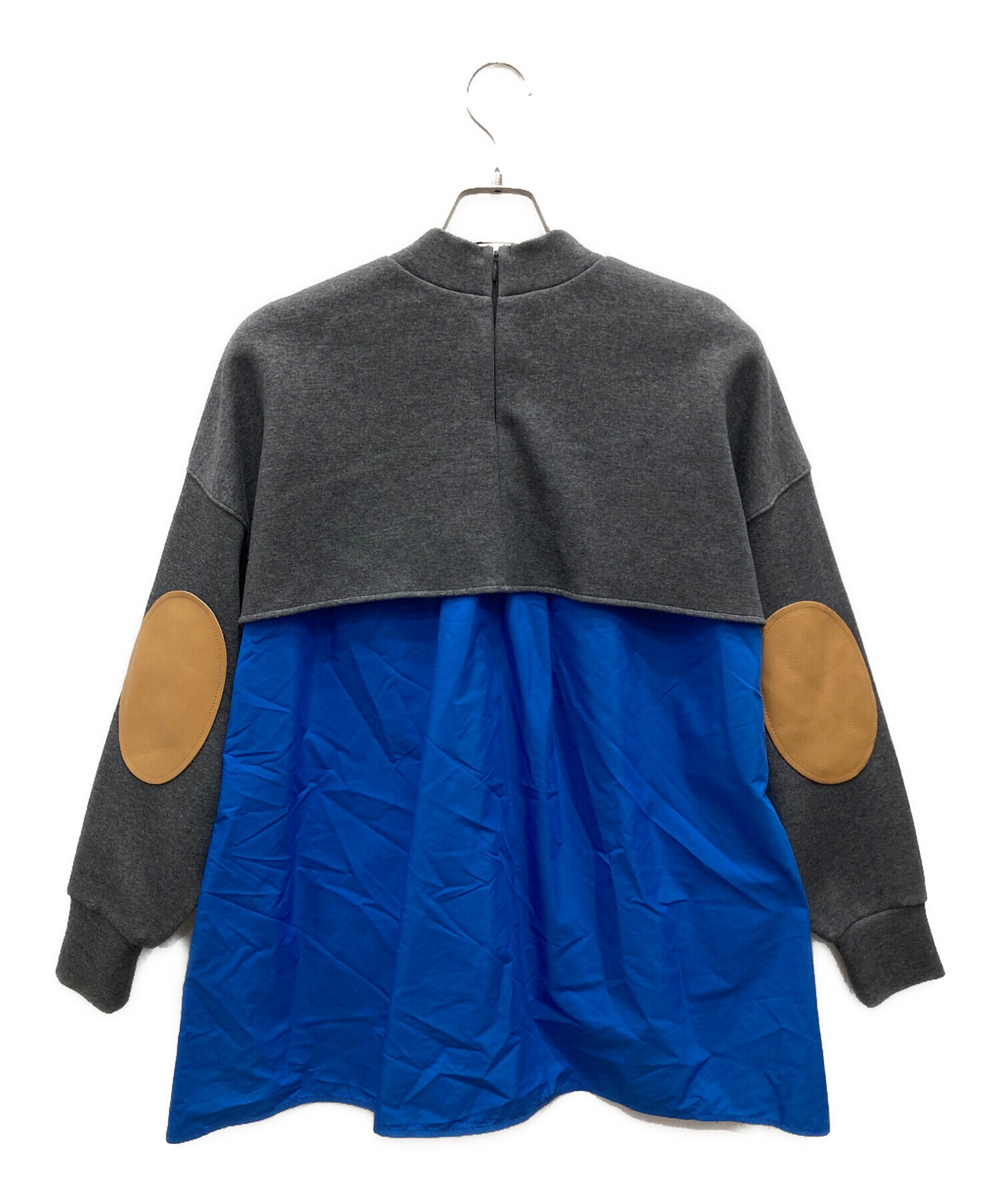 nagonstansキルティングドッキングスウェット 中古・古着通販】nagonstans (ナゴンスタンス) docking pullover
