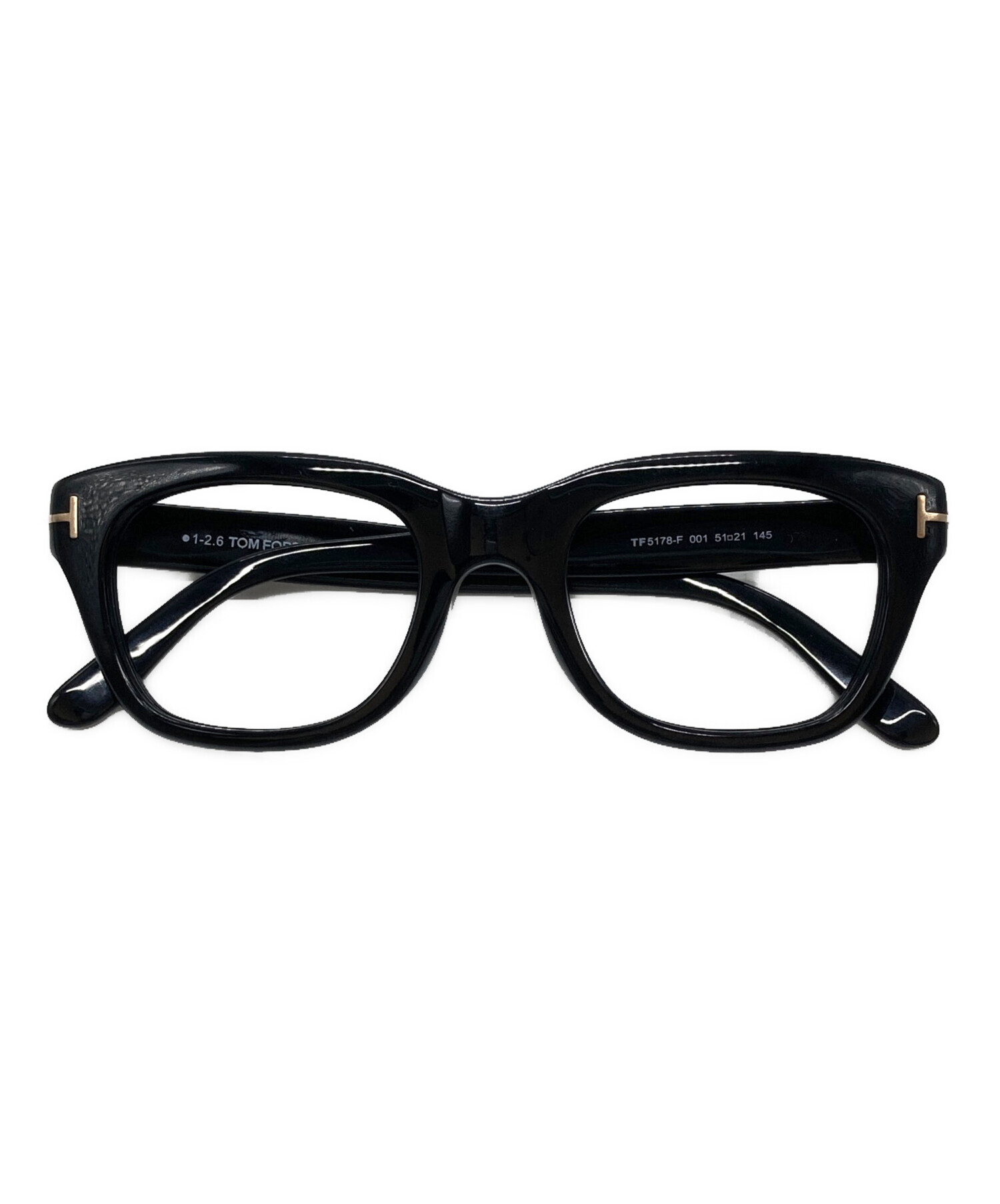 中古・古着通販】TOM FORD (トムフォード) 伊達眼鏡 ブラック サイズ