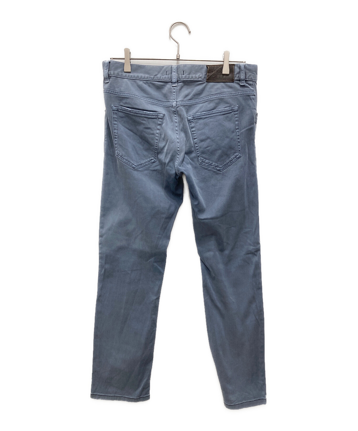中古・古着通販】PRADA (プラダ) コットンパンツ ブルー サイズ:31 