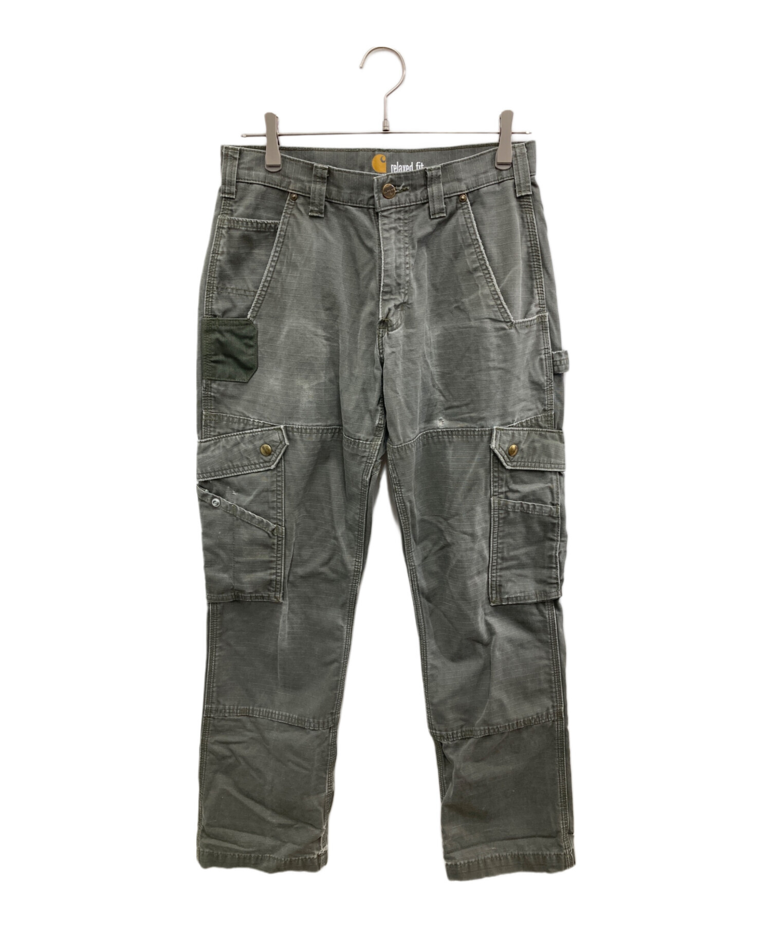 中古・古着通販】CarHartt (カーハート) カーゴパンツ モスグリーン