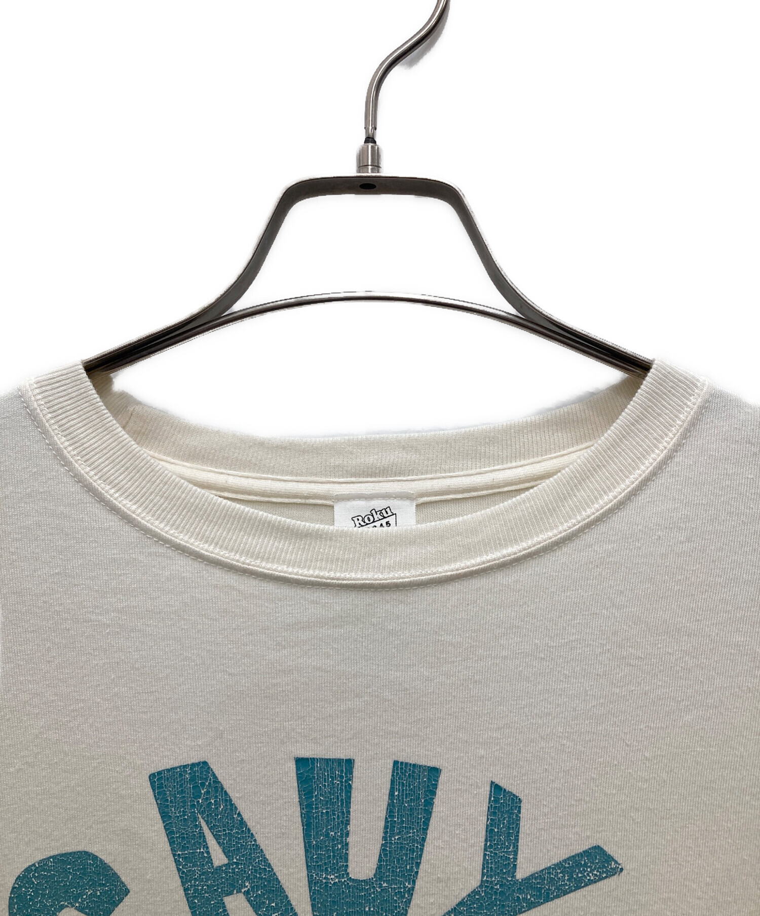Roku 様 中古・古着通販】ROKU (ロク) サークルロゴtシャツ ホワイト サイズ:M