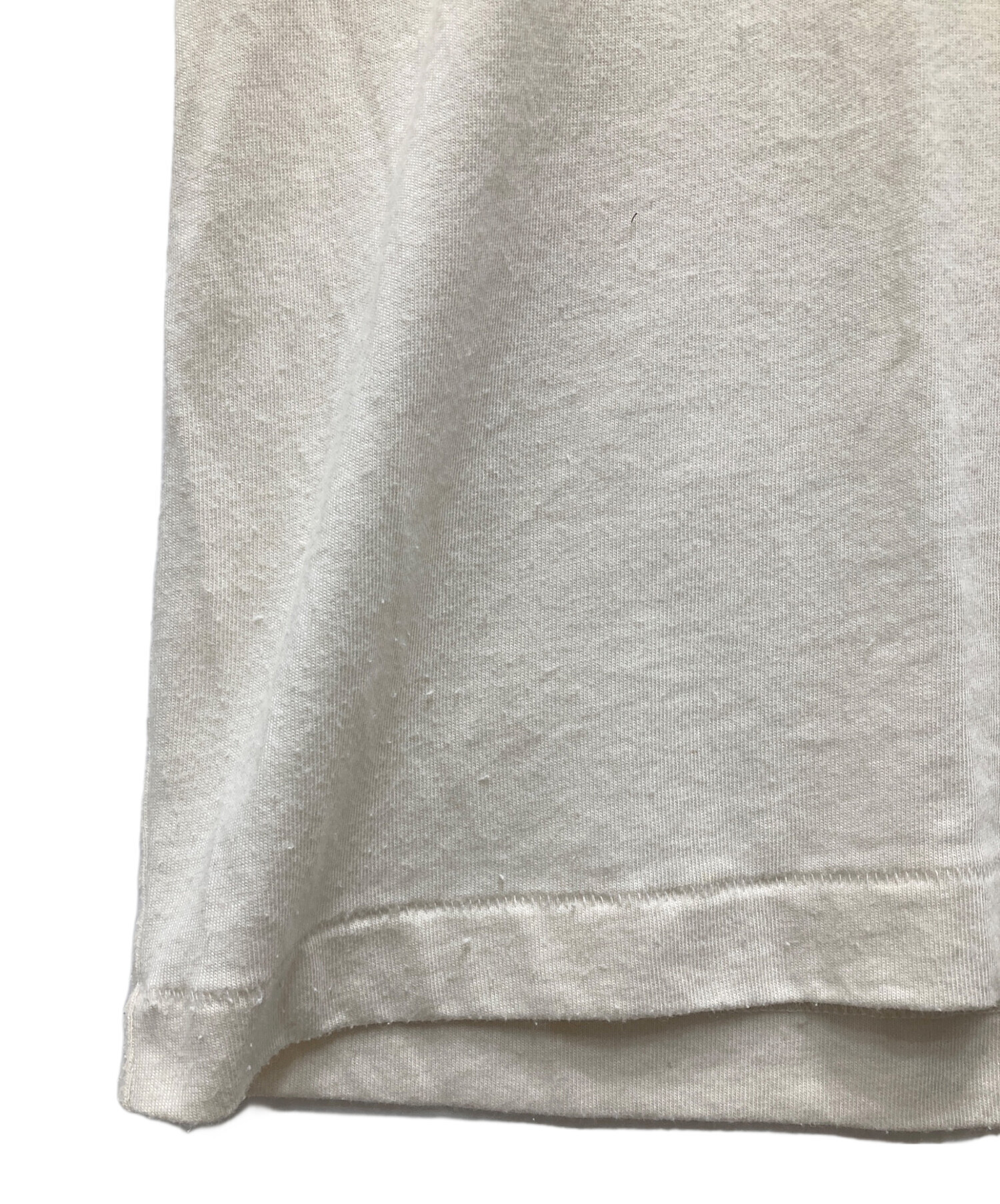 ロクページ 中古・古着通販】ROKU (ロク) サークルロゴtシャツ ホワイト サイズ:M