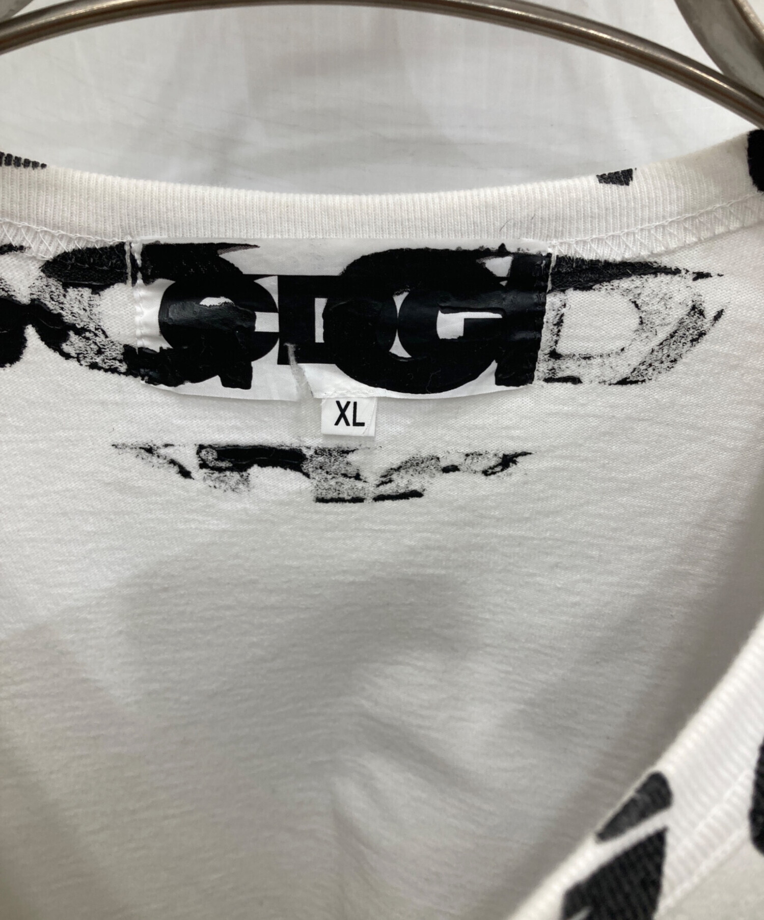 中古・古着通販】CDG (シーディージー) プリントTシャツ ホワイト