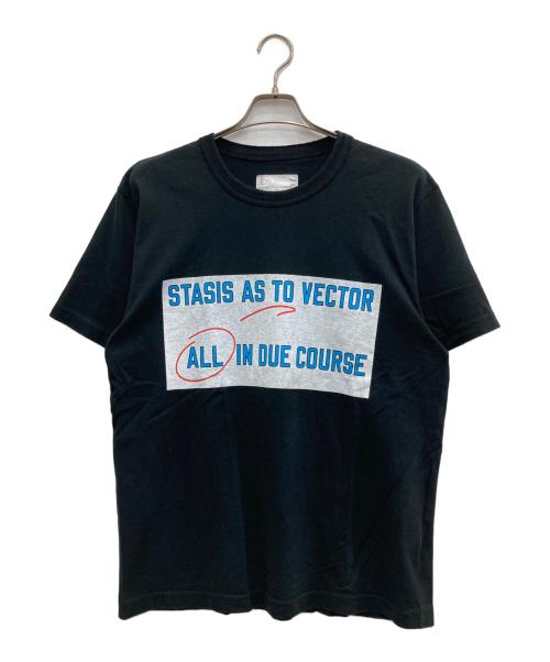 中古・古着通販】sacai (サカイ) プリントTシャツ ブラック サイズ:3