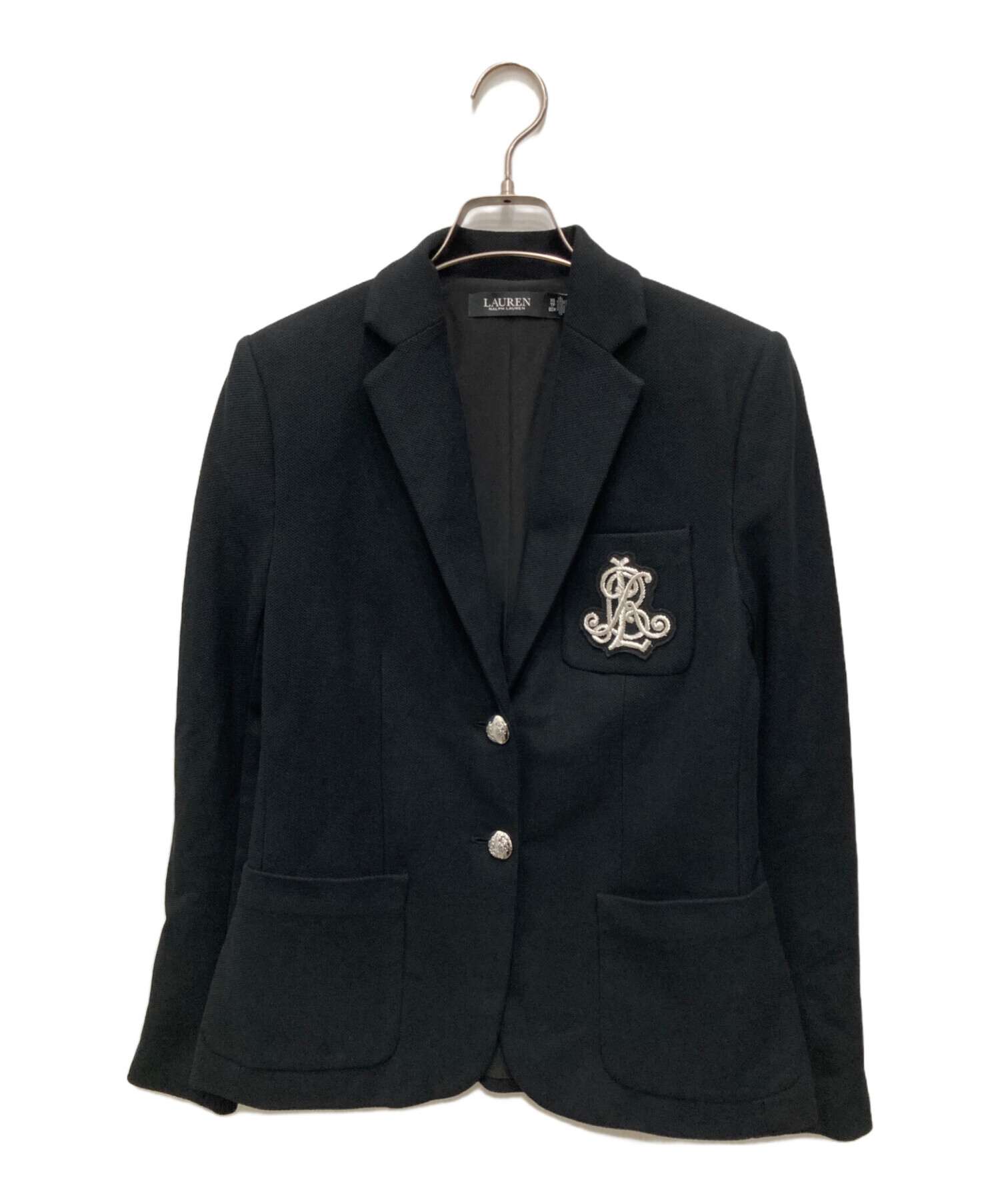 美品 ラルフローレン ジャケット XS ブリオンジャカードブレザー　刺繍パッチ 中古・古着通販】LAUREN RALPH LAUREN (ローレン ラルフ ローレン