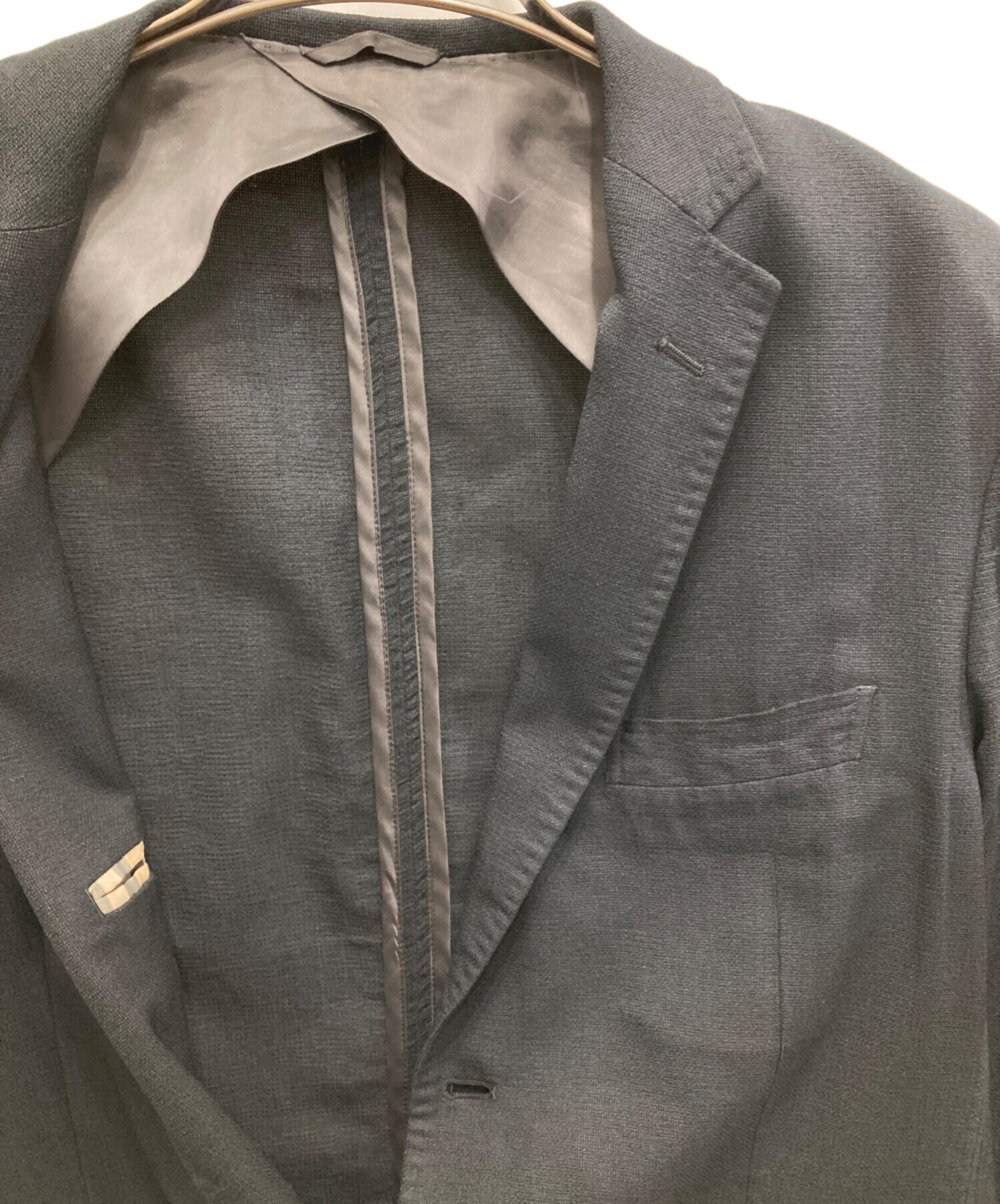 Burberrys バーバリー ロンドン ヘリンボーン テーラードジャケット 中古・古着通販】BURBERRY LONDON (バーバリーロンドン) 2Bテーラード