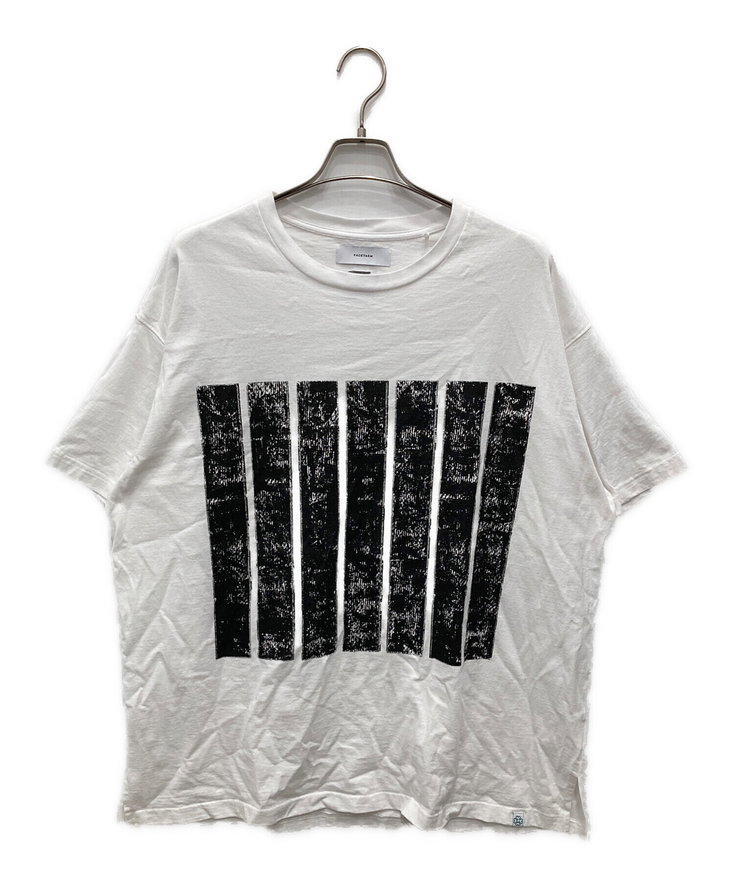 中古・古着通販】FACETASM (ファセッタズム) 7BARS BIG TEE ホワイト