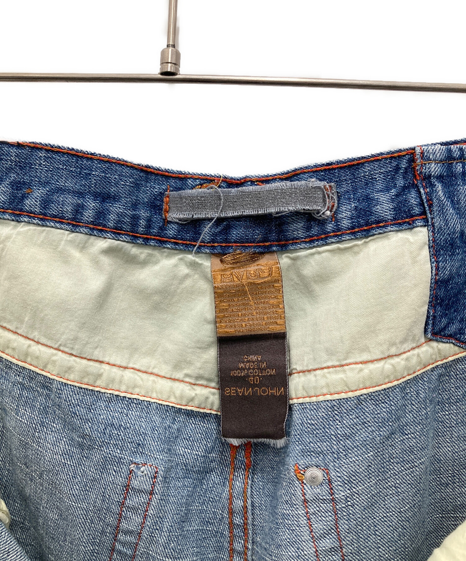 中古・古着通販】SEAN JOHN (ショーンジョン) ワイドデニムパンツ