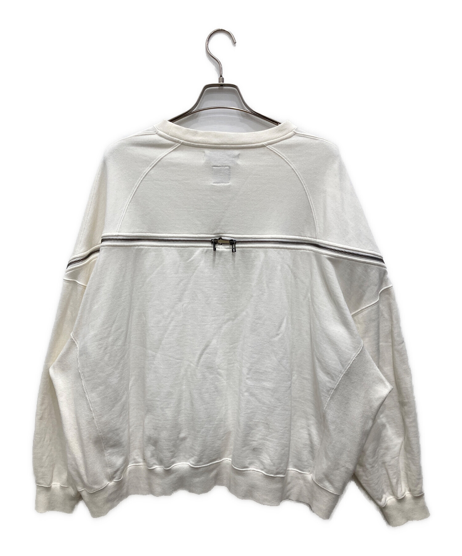 FACETASM ジッパー リブ スウェット ピンク サイズ4 中古・古着通販】FACETASM (ファセッタズム) ZIPPER SWEAT ホワイト
