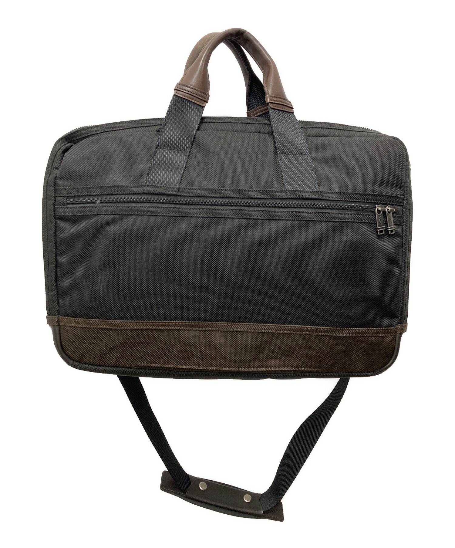 美品　TUMI トゥミ ビジネスバッグ　2way レザー ダークブラウン　2層 中古・古着通販】TUMI (トゥミ) 2wayビジネスバッグ ブラウン