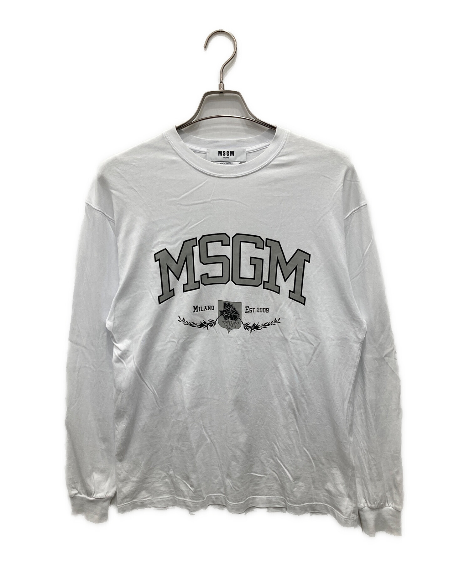 MSGM エムエスジーエム スウェット S グレー 【古着】【中古】【送料無料】 中古・古着通販】MSGM (エムエスジーエム) AZUL by moussy (アズール