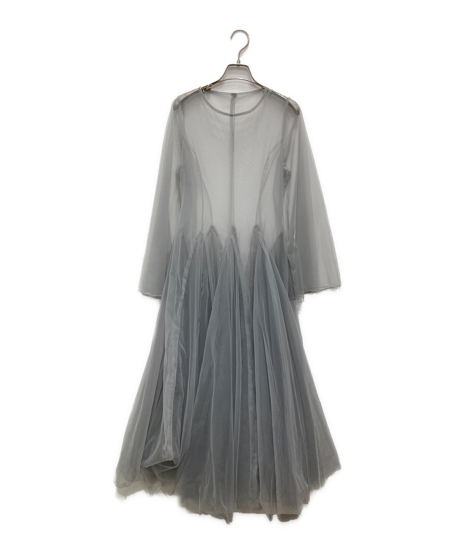中古・古着通販】THE TOE (ザ・トゥー) Bluebell Tulle Dress グレー