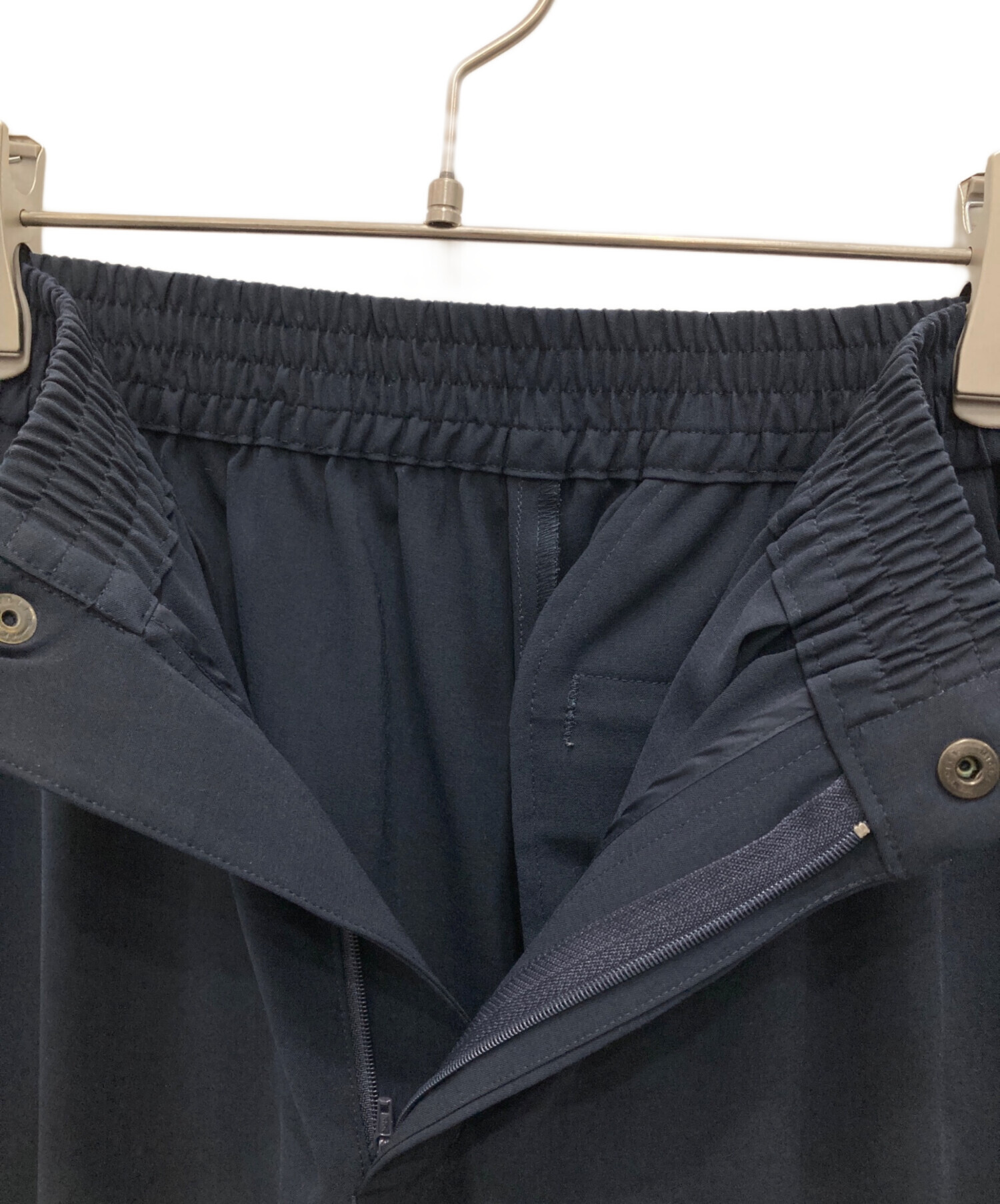中古・古着通販】HYKE (ハイク) イージーパンツ ネイビー サイズ:1