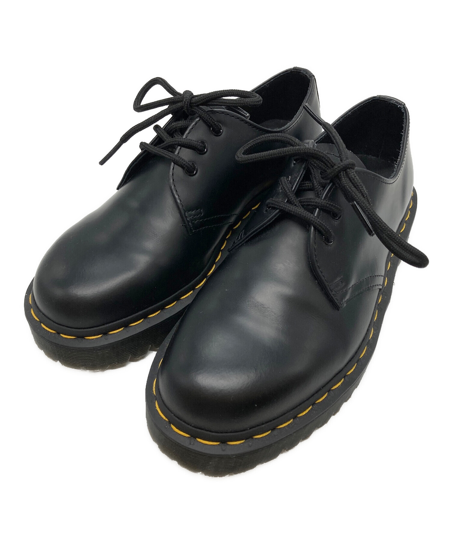 【美品】Dr. Martens ドクターマーチン 3ホール UK6 ブラック 中古・古着通販】Dr.Martens (ドクターマーチン) 3ホールシューズ