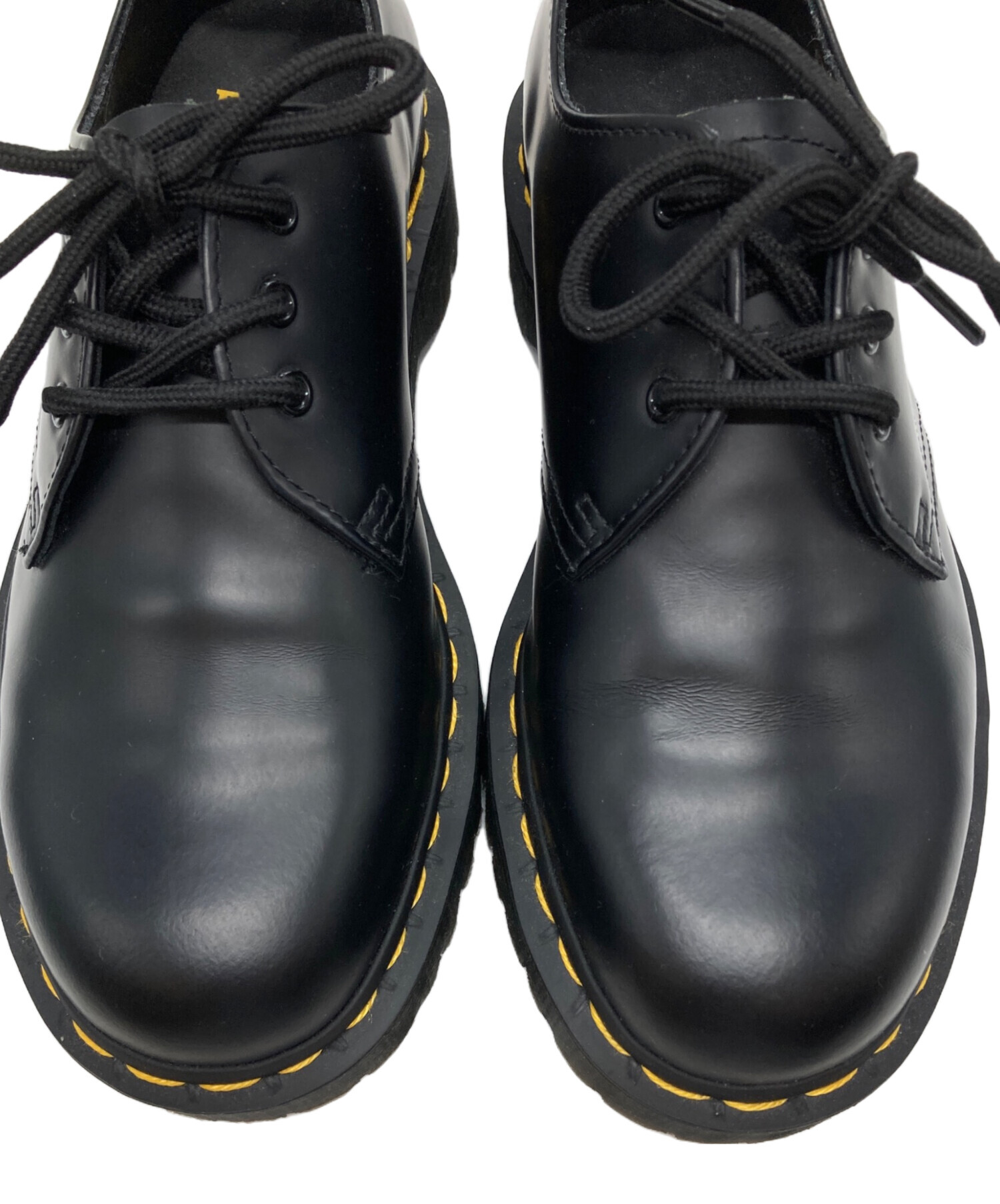 【美品】Dr. Martens ドクターマーチン 3ホール UK6 ブラック 中古・古着通販】Dr.Martens (ドクターマーチン) 3ホールシューズ