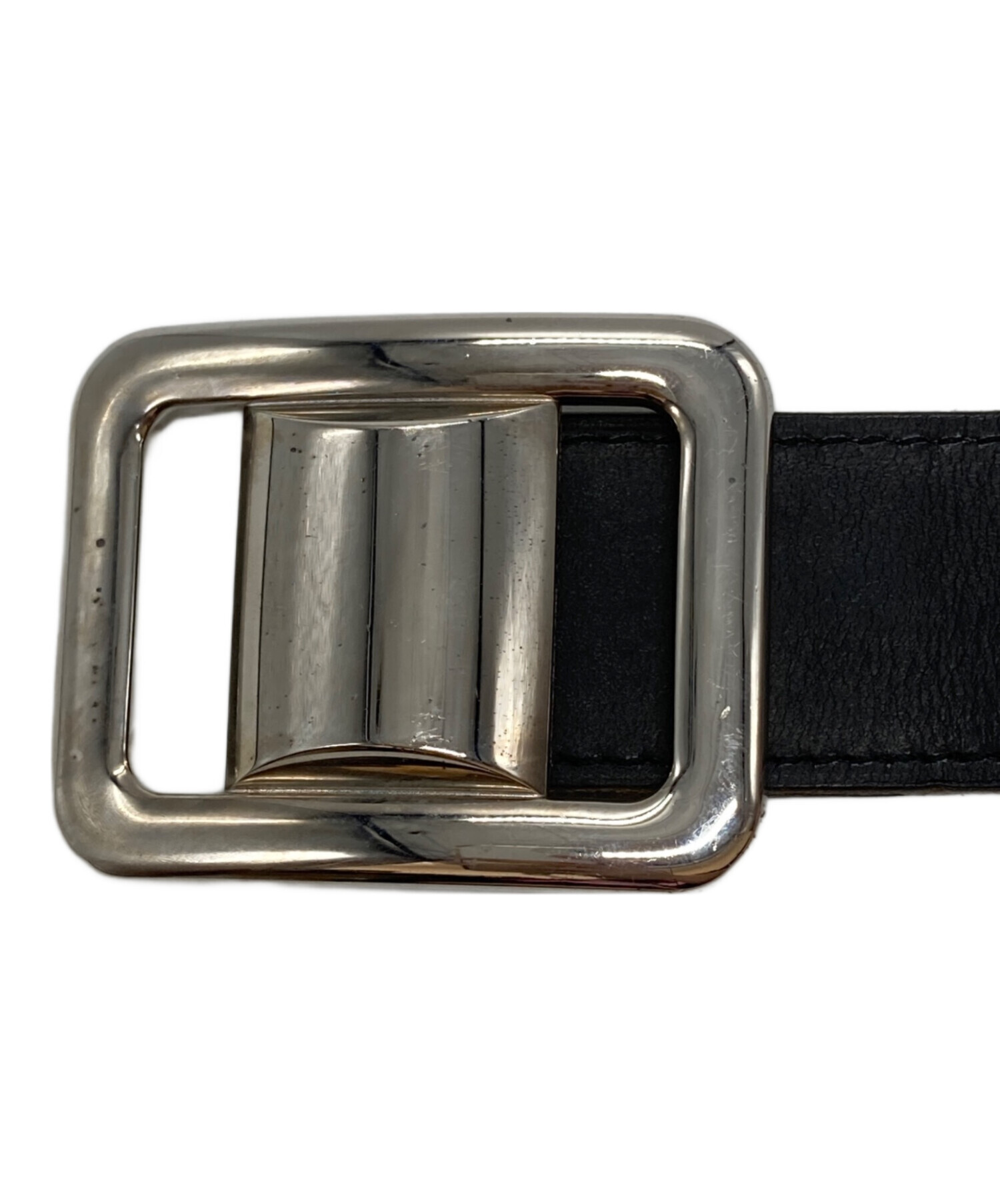 中古・古着通販】HERMES (エルメス) レザーベルト ブラック｜ブランド