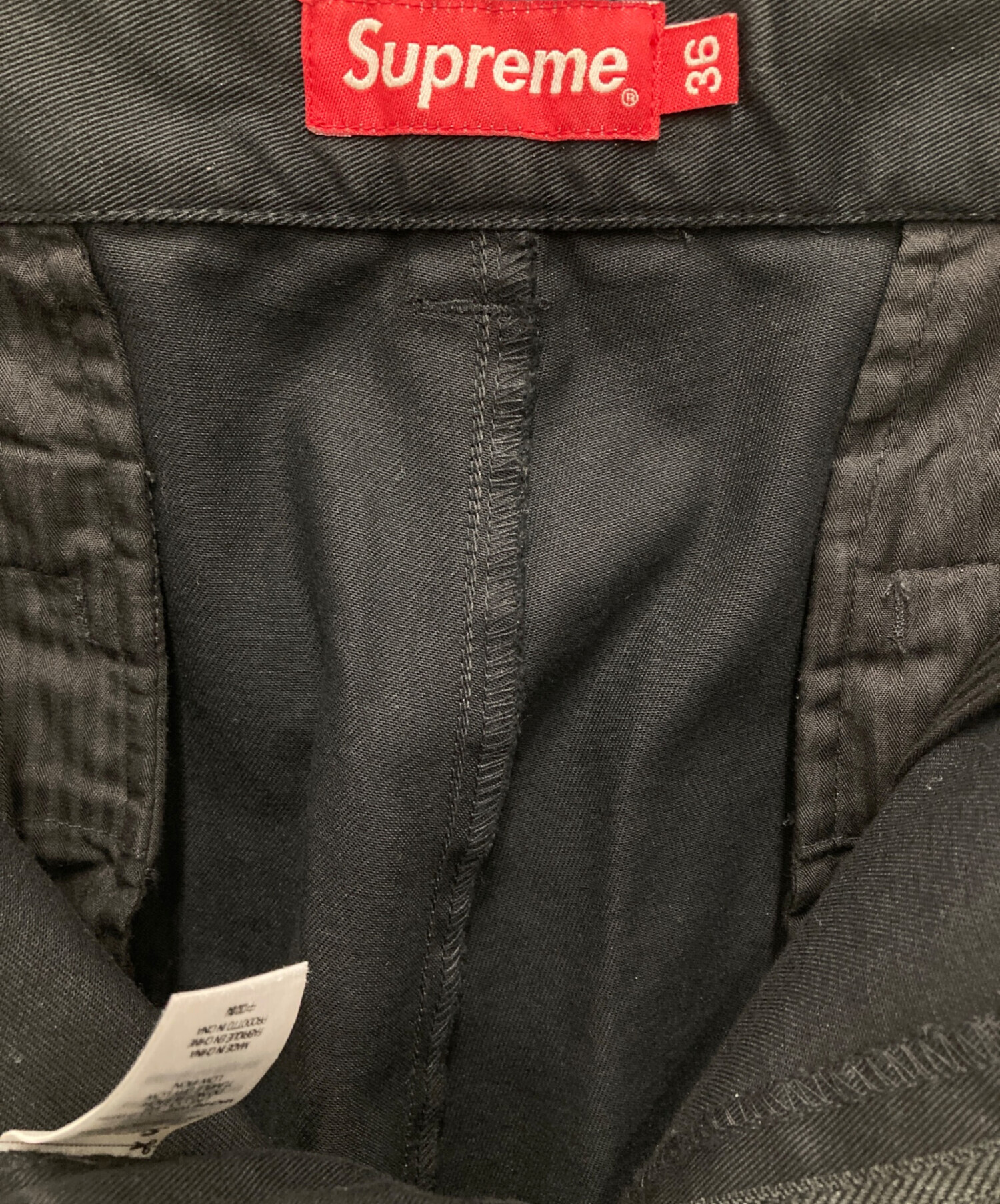 中古・古着通販】Supreme (シュプリーム) Work Pant ブラック サイズ