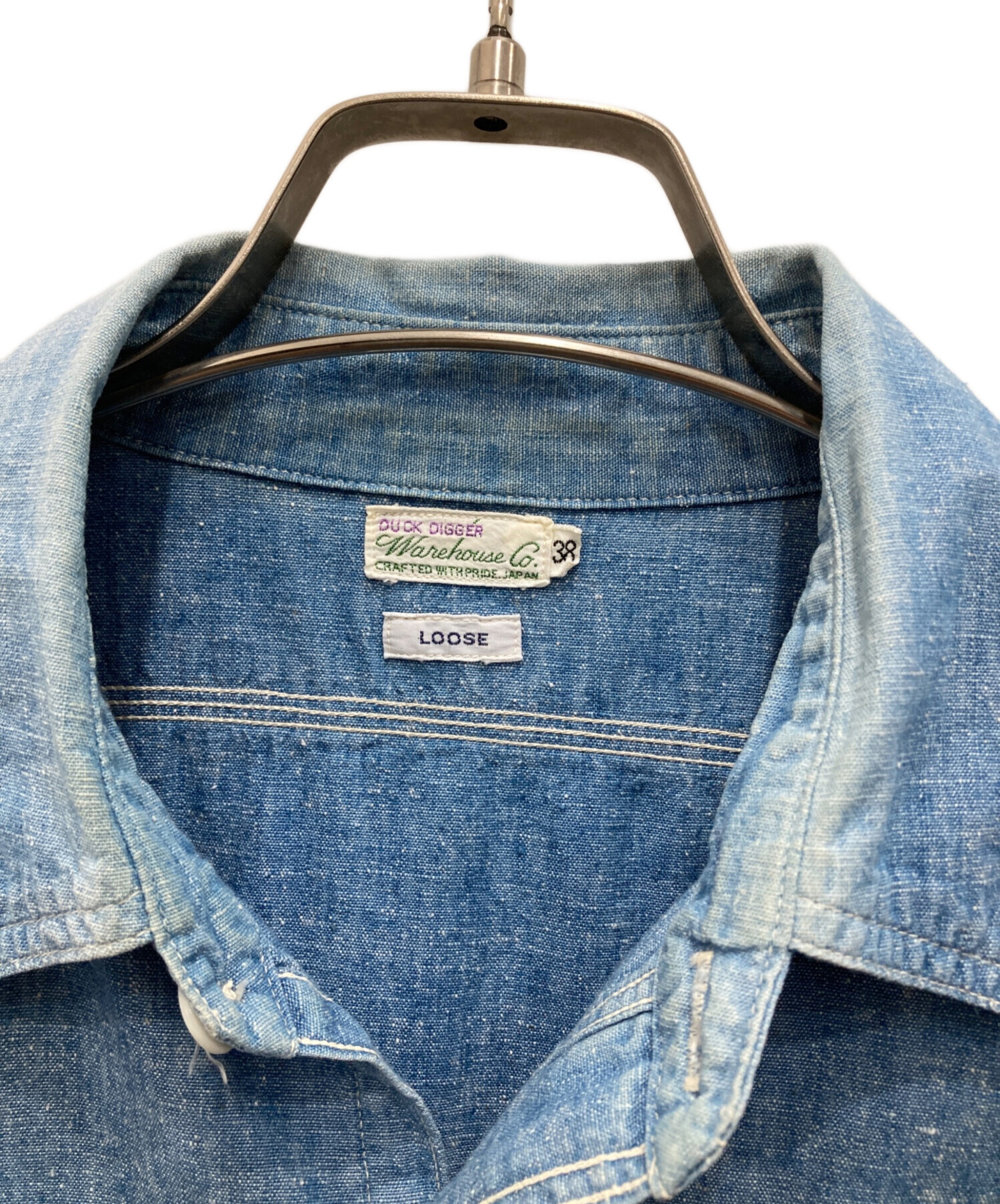 ウエアハウス 中古・古着通販】WAREHOUSE (ウエアハウス) TRIPLE STITCH WORK SHIRT