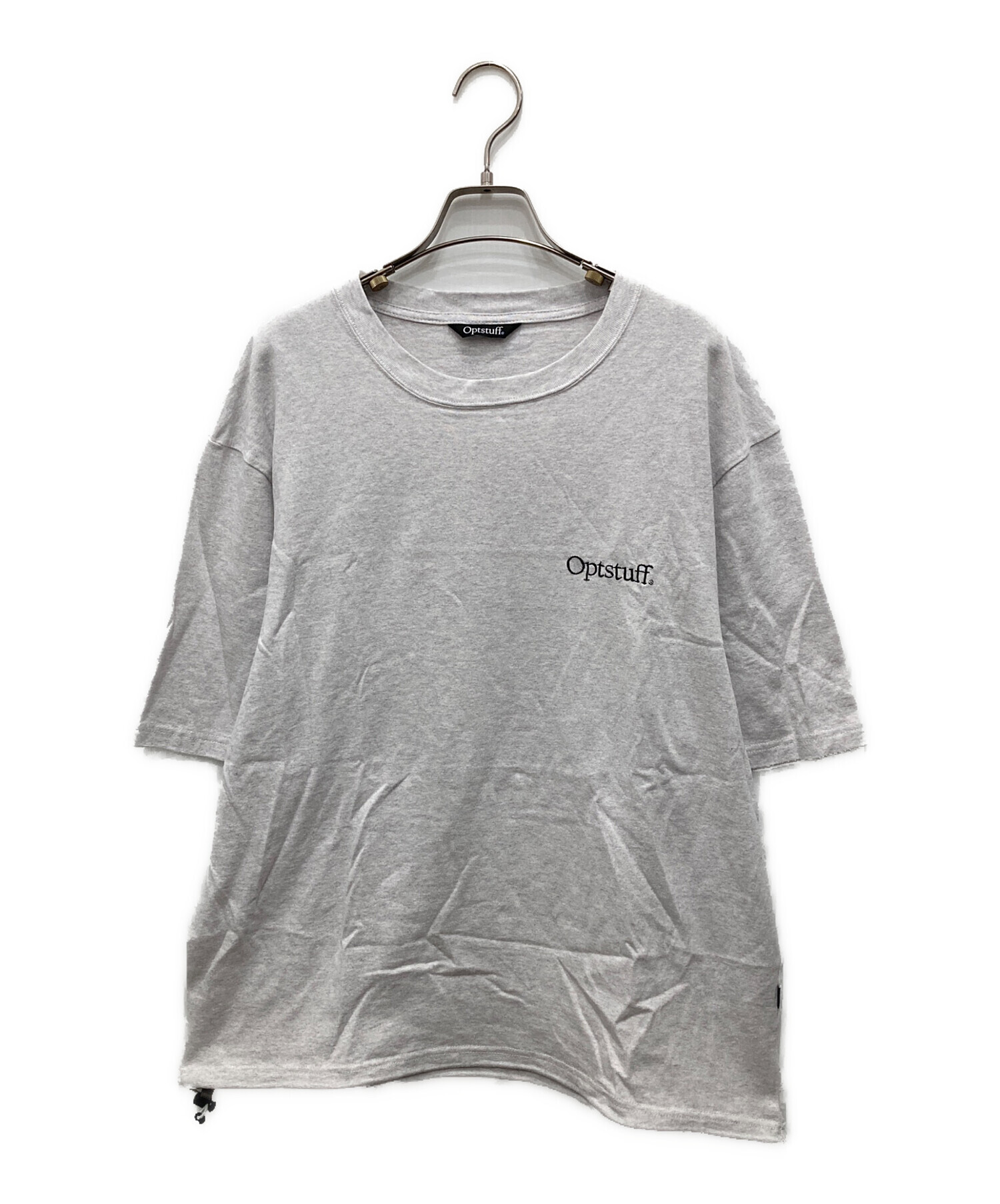 中古・古着通販】optstuff (オプトスタフ) ロゴtシャツ グレー サイズ