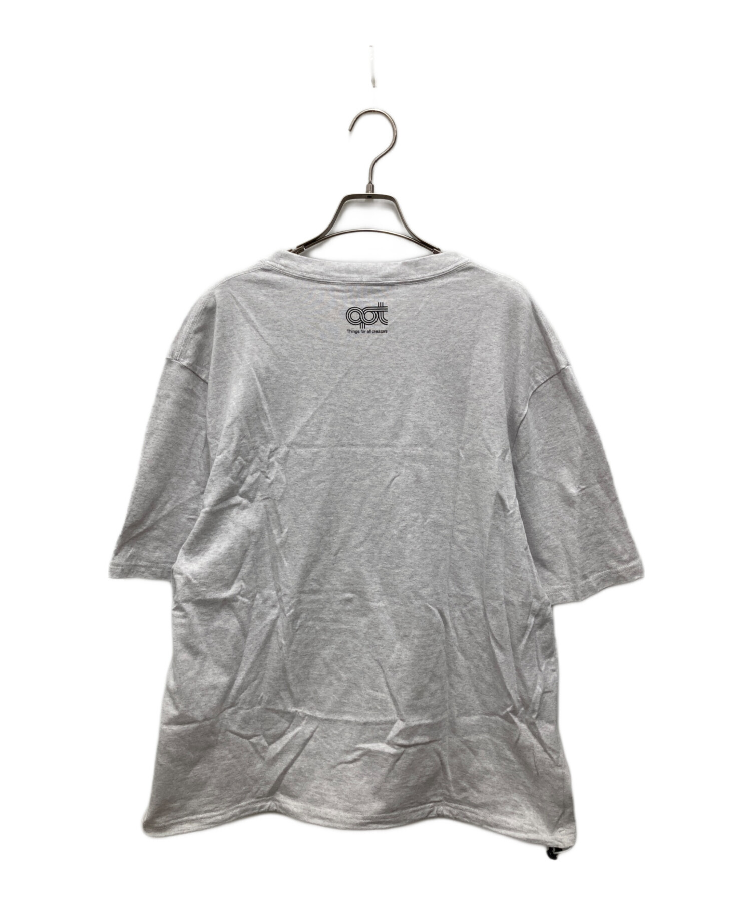 オプトスタフ optstuff グレー　ロンT 中古・古着通販】optstuff (オプトスタフ) ロゴtシャツ グレー サイズ