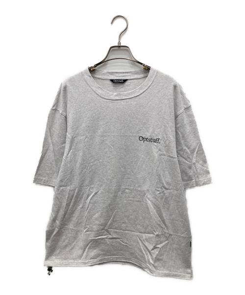 中古・古着通販】optstuff (オプトスタフ) ロゴtシャツ グレー サイズ