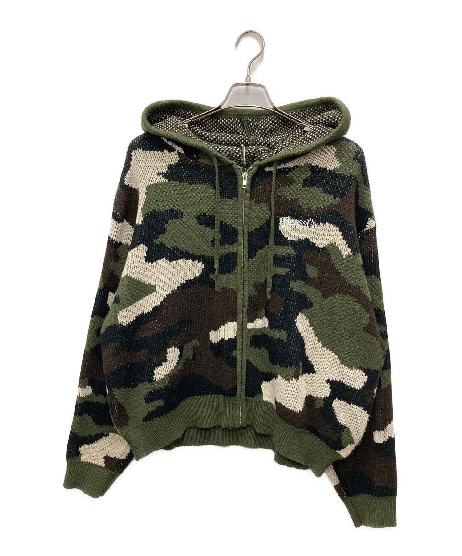 中古・古着通販】BLESS U (ブレスユー) BU CAMOUFLAGE PATTERN KNIT