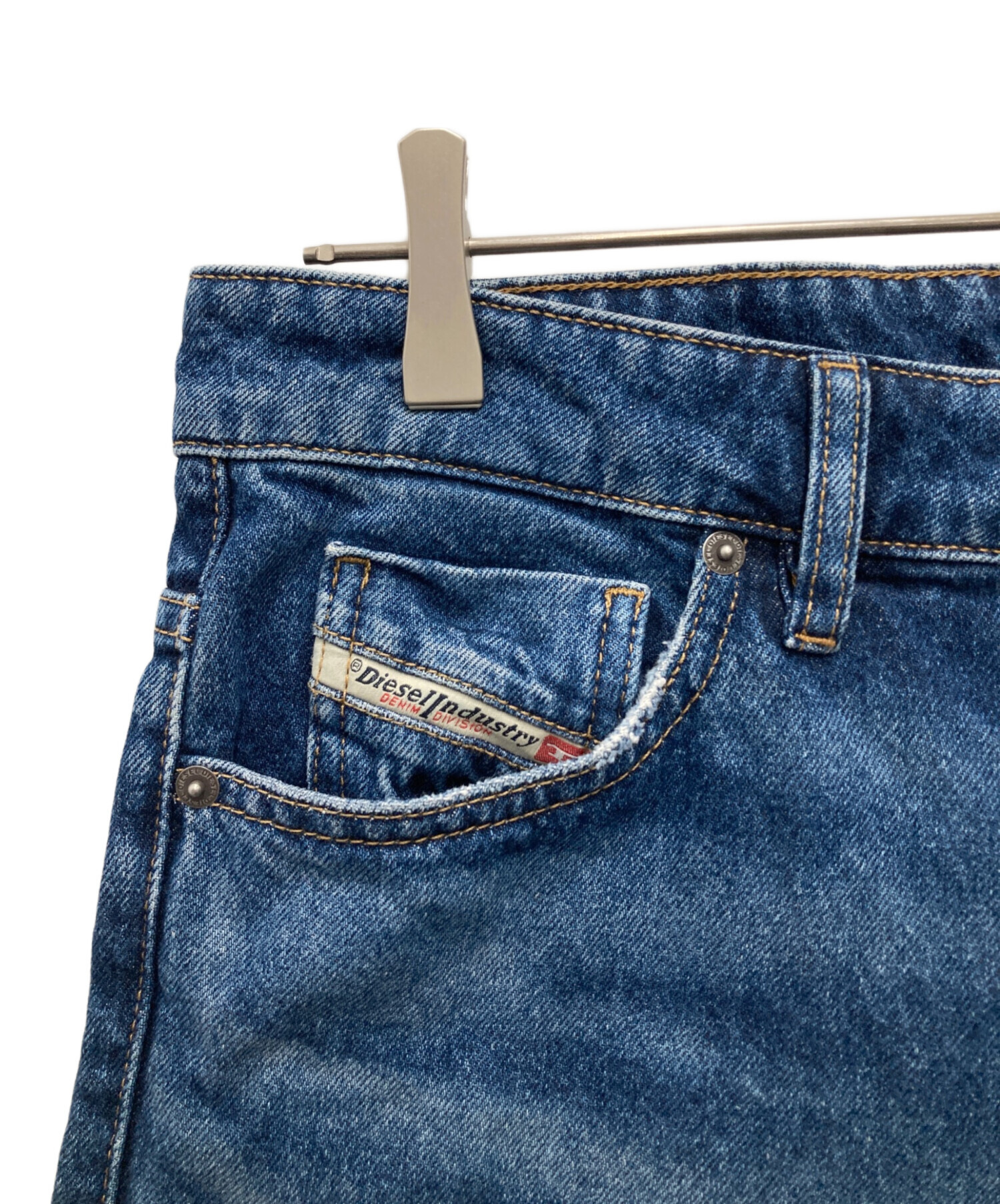 中古・古着通販】DIESEL (ディーゼル) デニムハーフパンツ ブルー