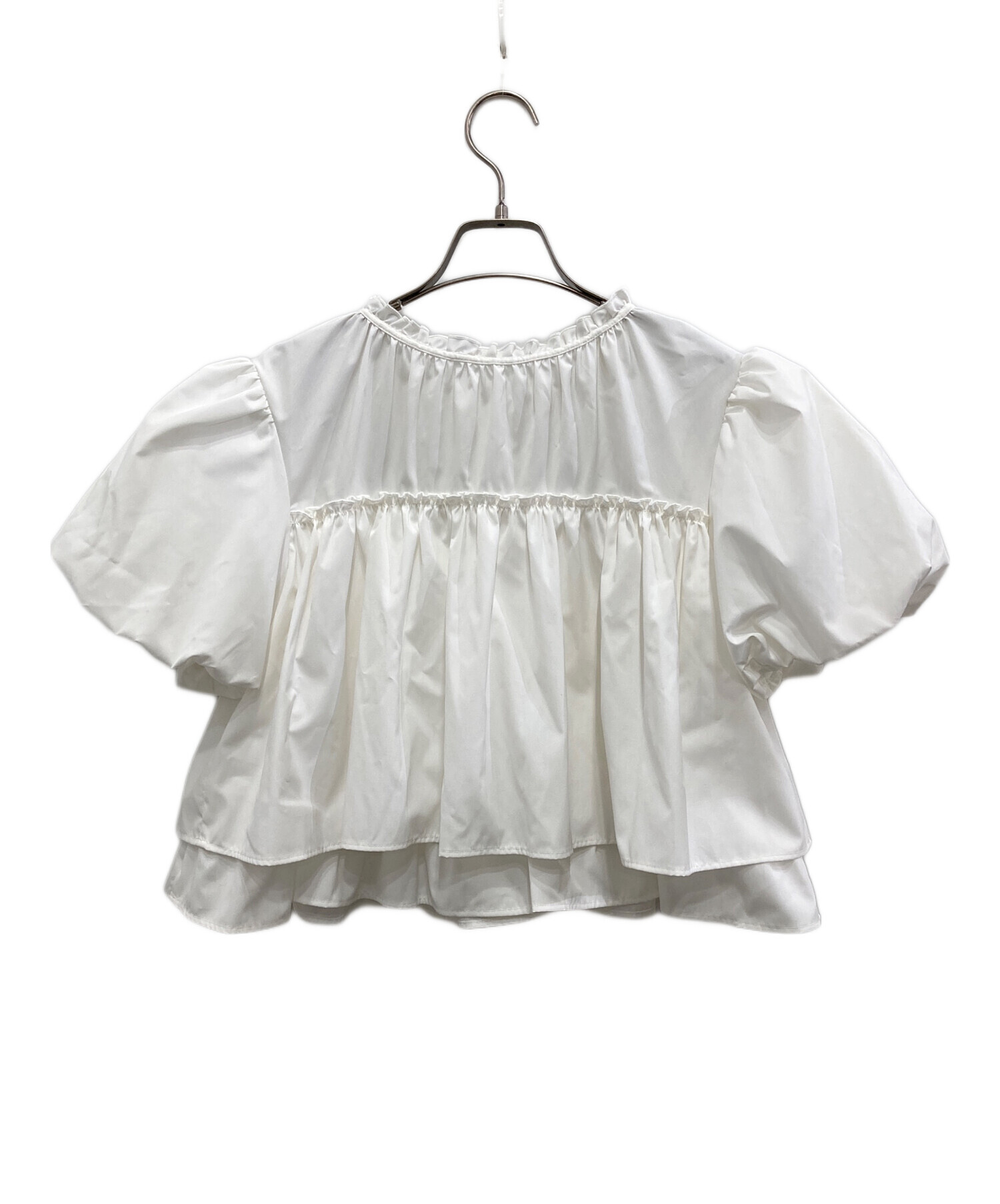中古・古着通販】the toe (ザ・トゥー) Porto Puff Blouse/ポルトパフ
